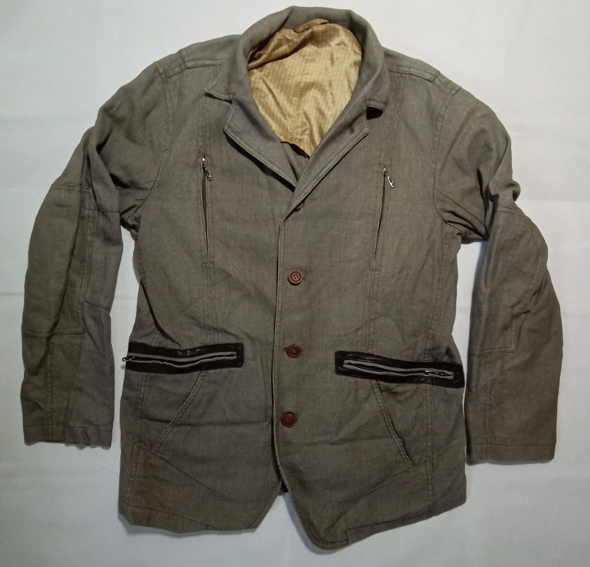 Japanese Brand Vumps Foltex Quality Made in Spain Jacket Size 42R - 1 Thumbnail