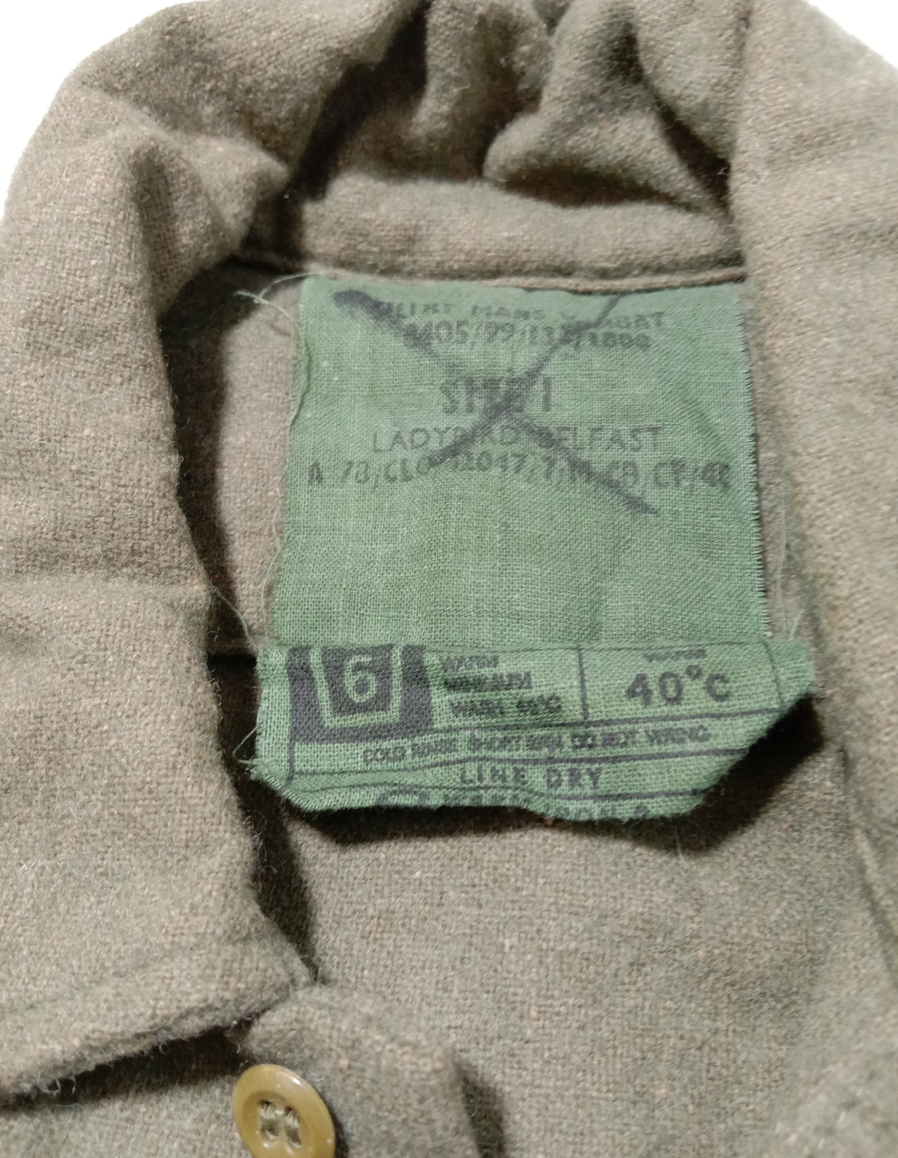 Vintage Ladybird Belfast Combat Heavy Wool Uniform Military War Size US L / EU 52-54 / 3 - 3 Thumbnail