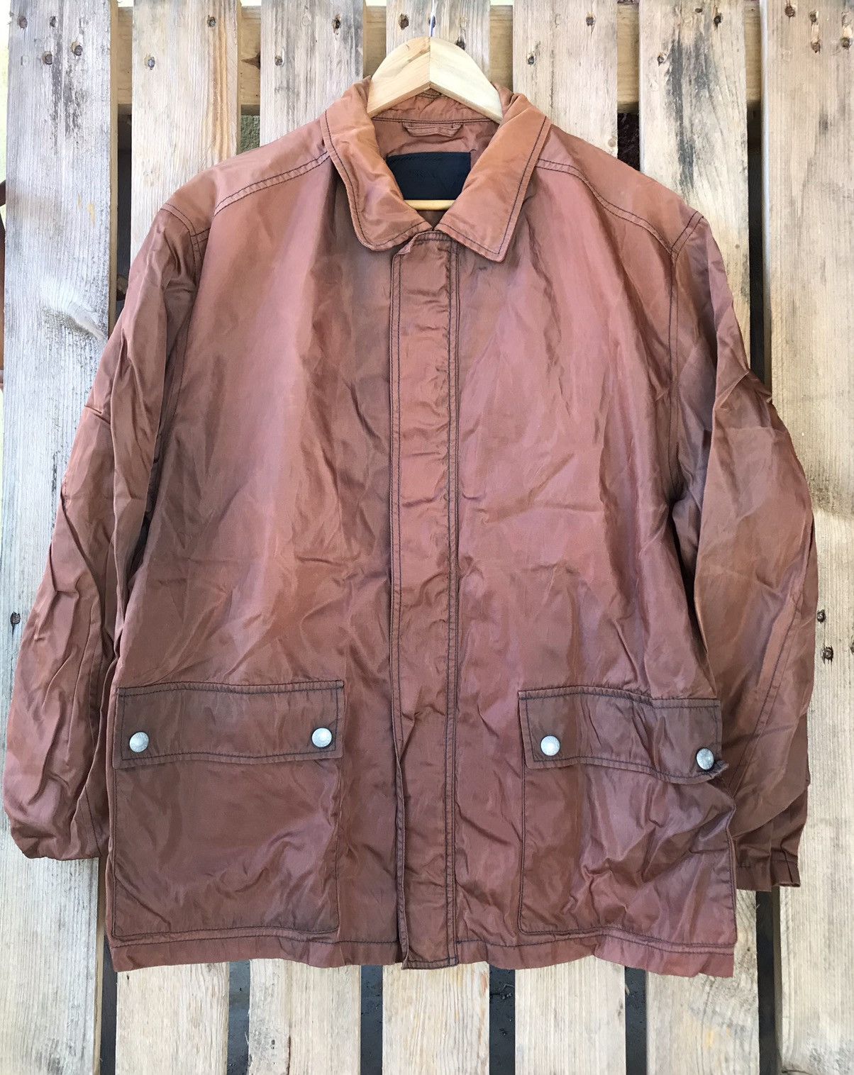 Prada Sunfaded Prada Made in Italy Tactical Utility Parka Size US L / EU 52-54 / 3 - 3 Thumbnail