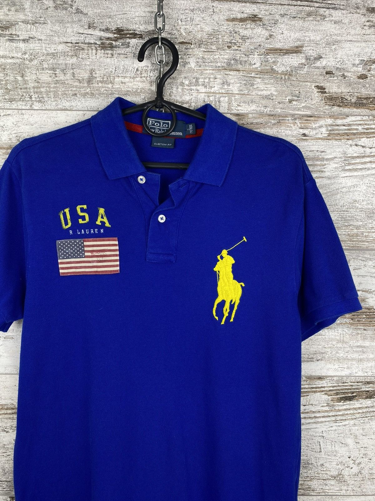 Polo Ralph Lauren × Vintage Mens Vintage Polo Ralph Lauren USA Polos luxury T Shirt tee Size US S / EU 44-46 / 1 - 3 Thumbnail