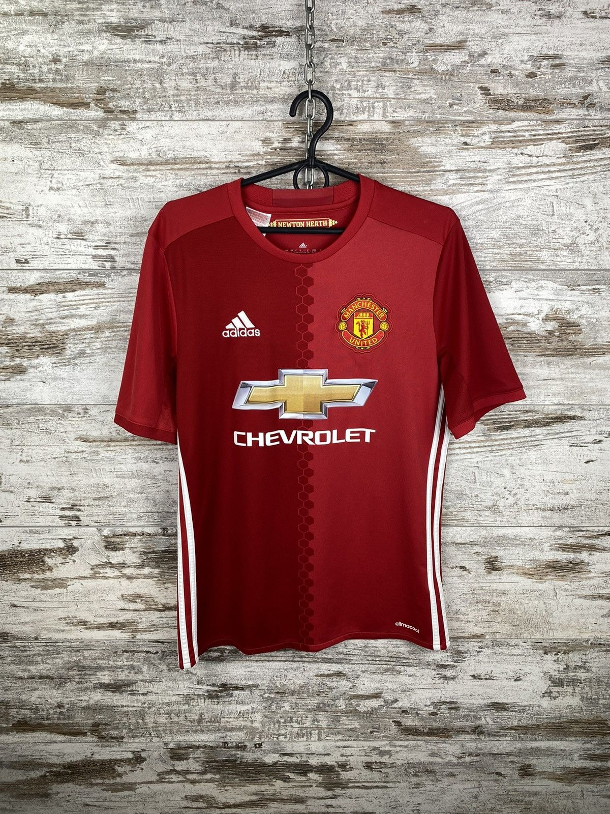 Adidas Mens Vintage Adidas FC Manchester United T Shirt jersey tee Size US S / EU 44-46 / 1 - 1 Thumbnail