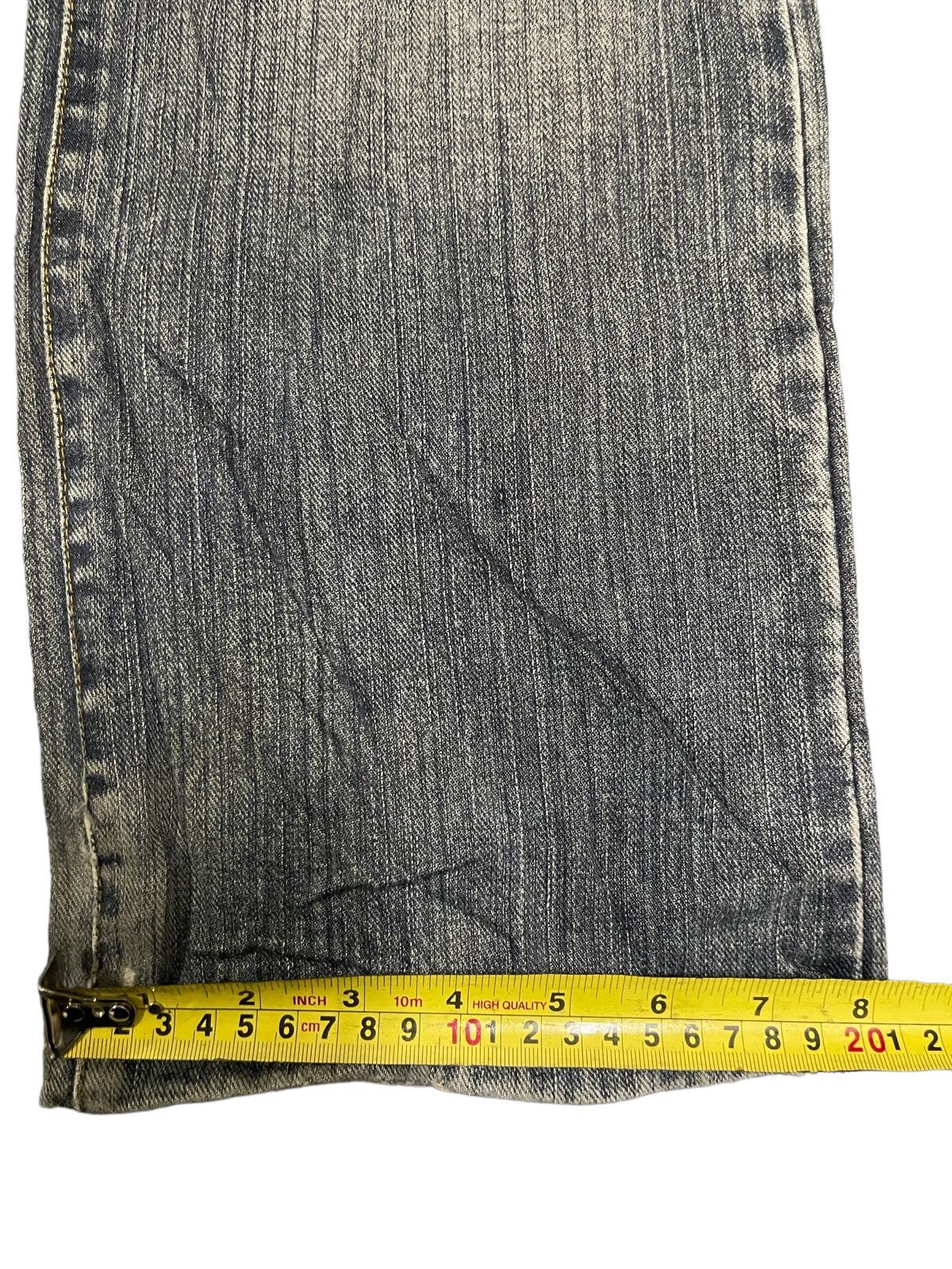 If Six Was Nine Vintage Japanese Brand Patchwork Style Distressed Jeans Size US 31 - 15 Thumbnail