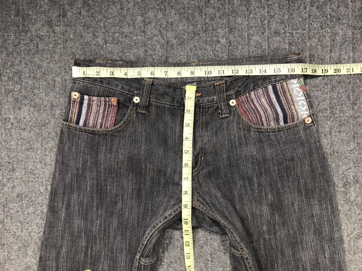 Japanese Brand × Vintage Vintage Hand Tailored Denim Art Pocket Design Size US 34 / EU 50 - 17 Thumbnail