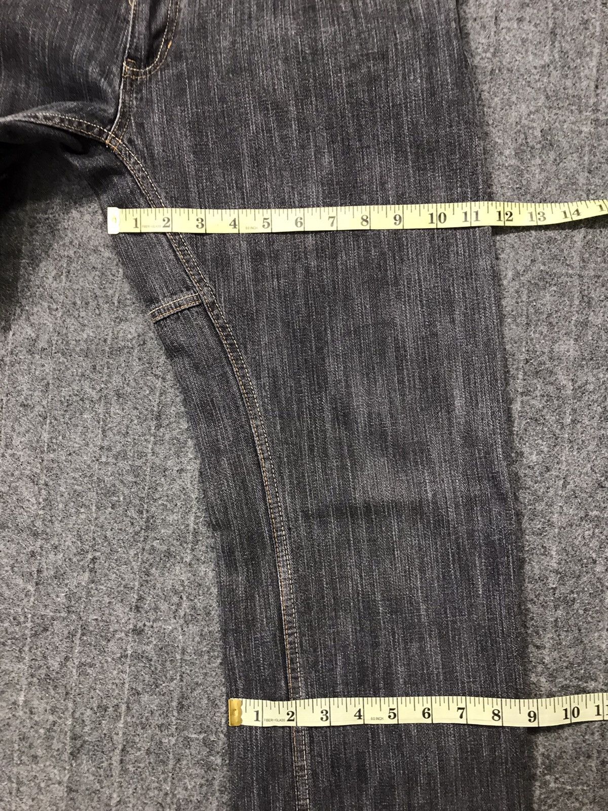 Japanese Brand × Vintage Vintage Hand Tailored Denim Art Pocket Design Size US 34 / EU 50 - 18 Thumbnail
