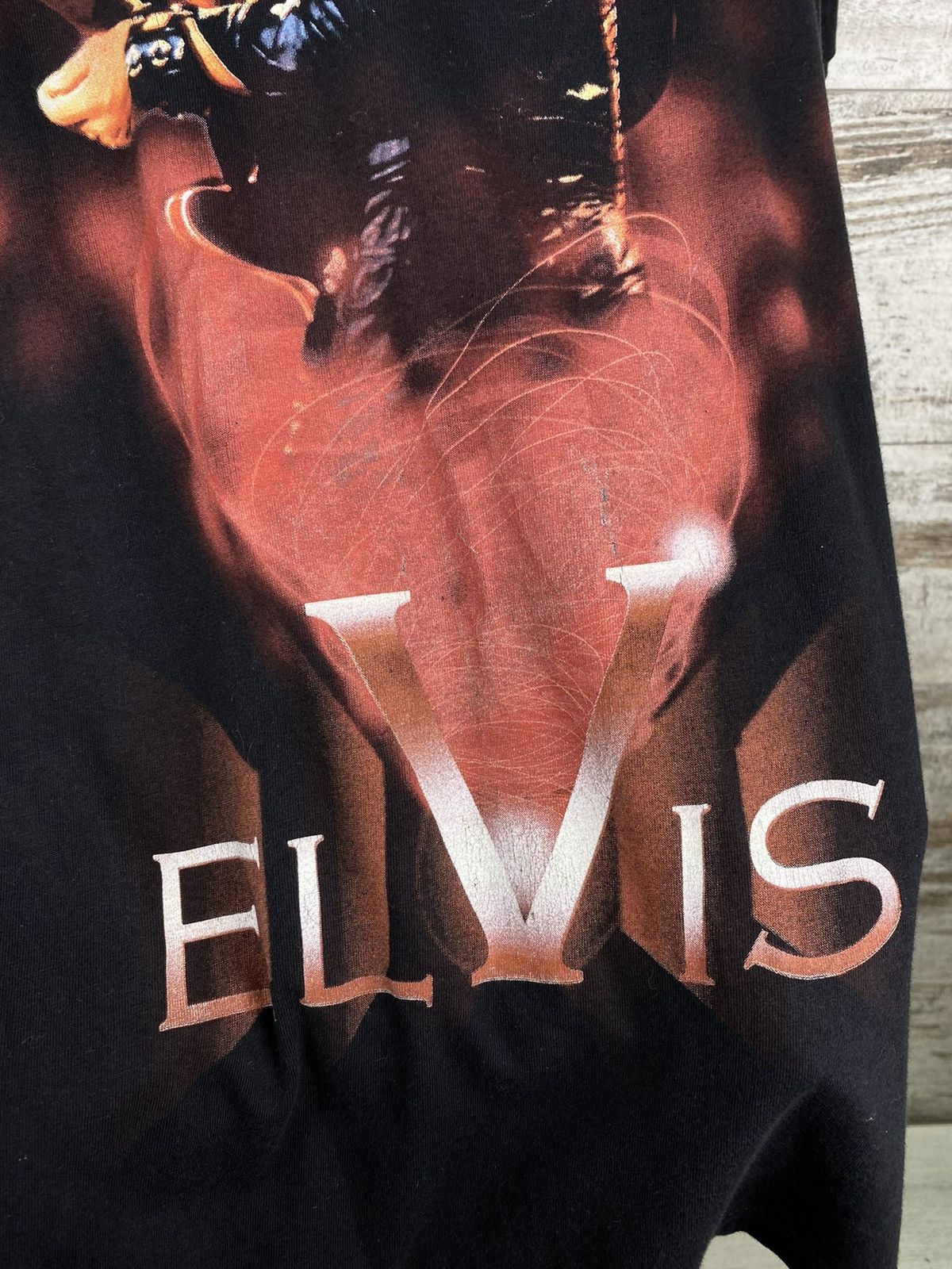 Band Tees × Vintage Vintage Elvis Presley T-Shirt Rock Star Band tee Size US M / EU 48-50 / 2 - 4 Thumbnail