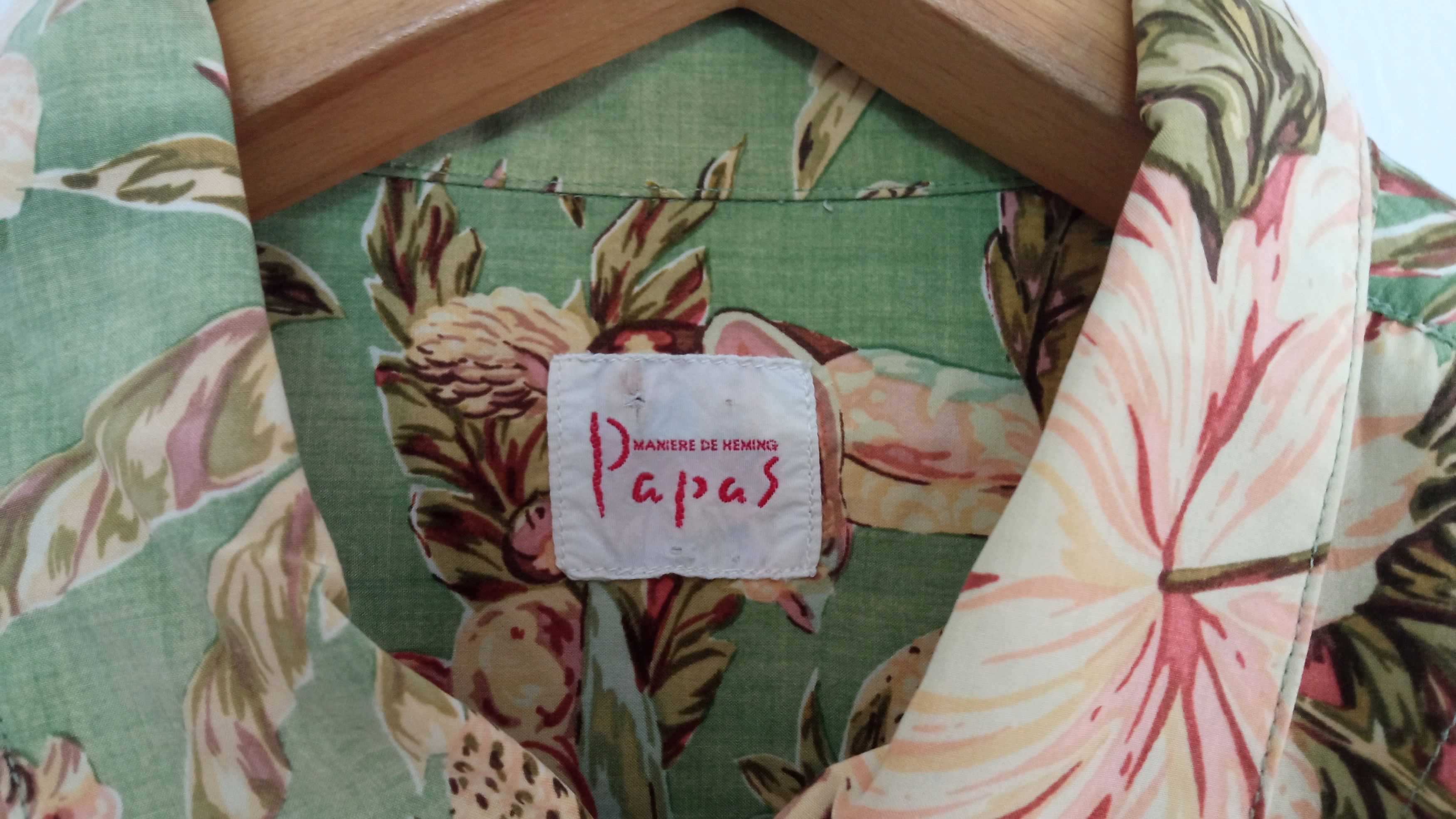 Japanese Brand × Vintage 🔥🔥Vintage Papas Full Print Hawaiian SS Shirt Size US L / EU 52-54 / 3 - 15 Thumbnail