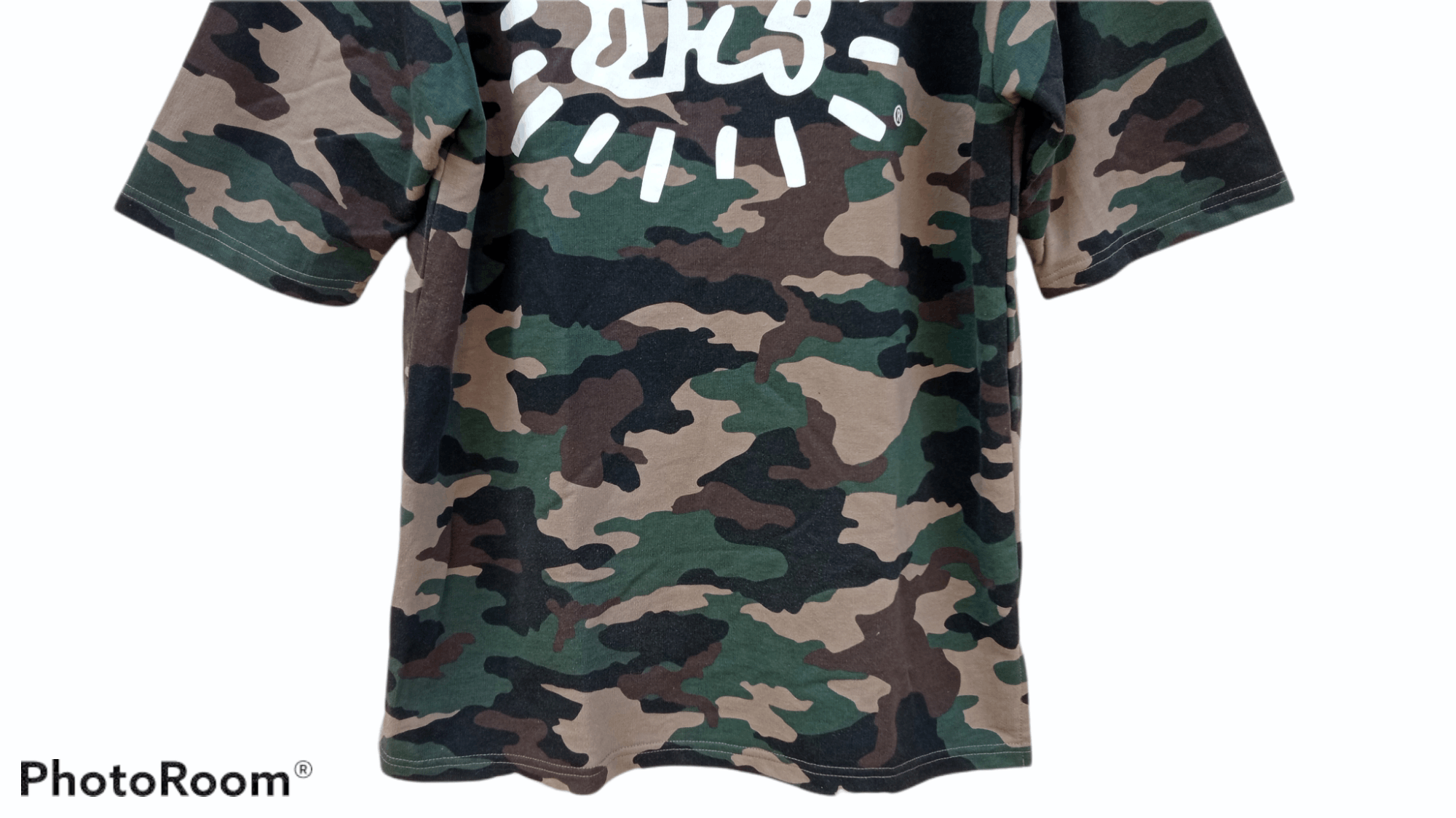 Japanese Brand × Keith Haring × Vintage 🔥🔥Browny x Keith Haring Camo Spellout Big Logo Hoodie Size US M / EU 48-50 / 2 - 20 Thumbnail