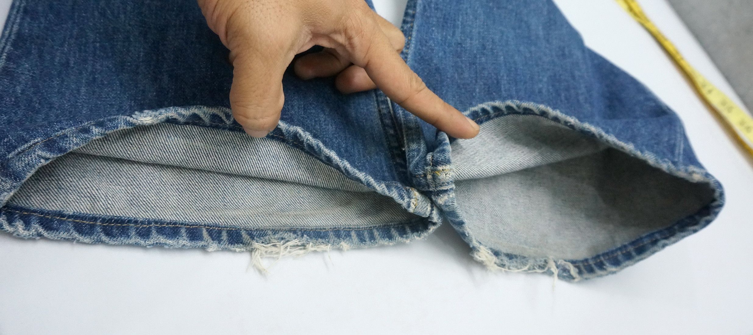 Diesel 🔥 DIESEL Vintage Aging Patina Low Rise Flared Jeans Size US 30 / EU 46 - 25 Thumbnail