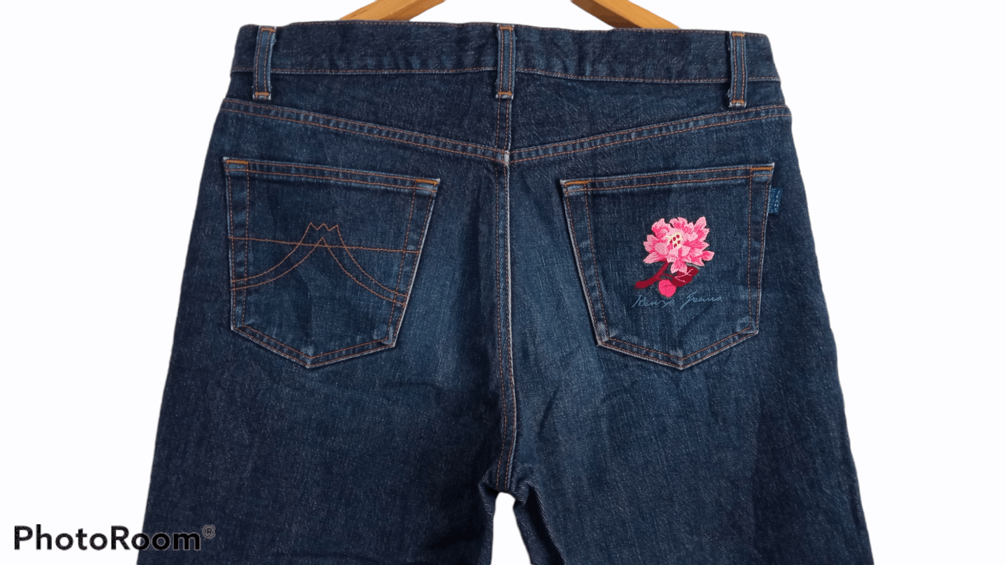 Japanese Brand × Kenzo × Vintage 🔥🔥Vintage Kenzo Embroidery Floral Jeans Denim Size US 33 - 17 Thumbnail