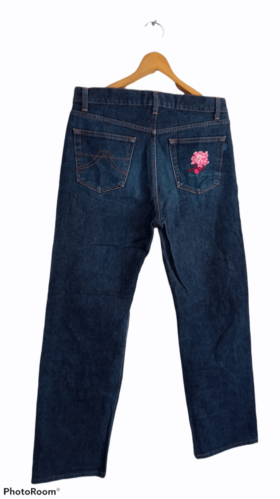 Japanese Brand × Kenzo × Vintage 🔥🔥Vintage Kenzo Embroidery Floral Jeans Denim Size US 33 - 15 Thumbnail