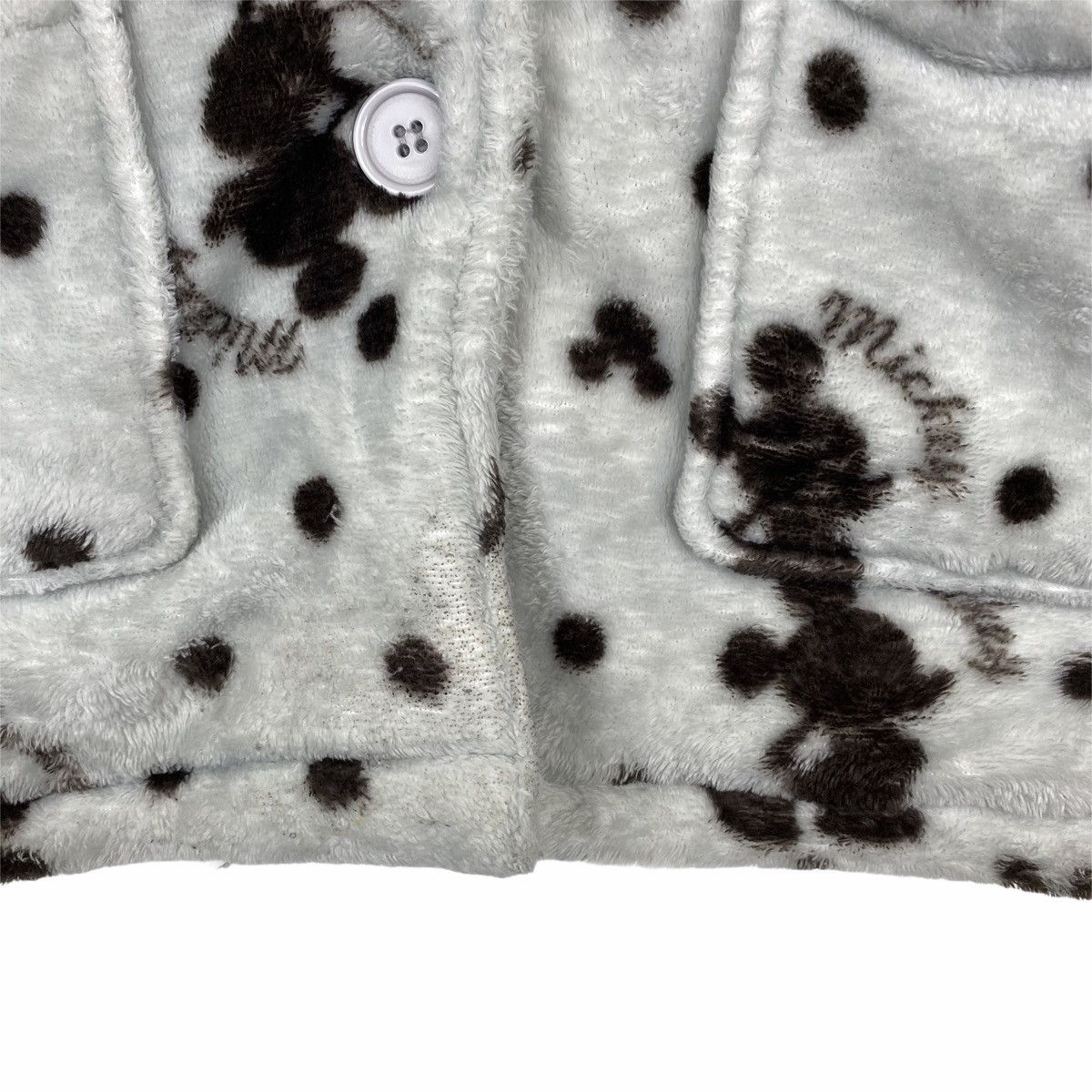 Cartoon Network × Disney VINTAGE MICKEY MOUSE DISNEY BUTTON FLEECE VESTS SLEEVELESS Size US S / EU 44-46 / 1 - 6 Thumbnail