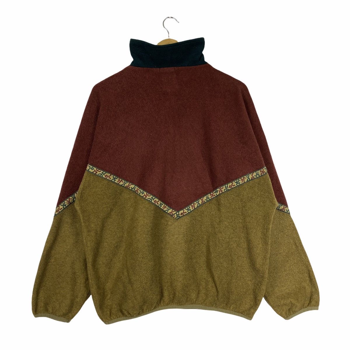 Jack Wolfskin × Vintage Vintage JACK WOLFSKIN Outdoor Fleece Half Zipper Sweatshirt Size US L / EU 52-54 / 3 - 2 Thumbnail