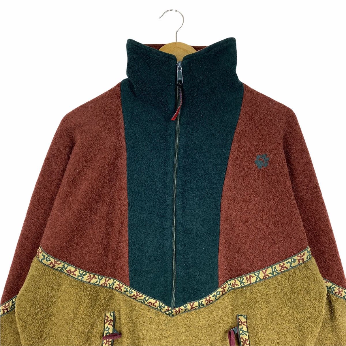 Jack Wolfskin × Vintage Vintage JACK WOLFSKIN Outdoor Fleece Half Zipper Sweatshirt Size US L / EU 52-54 / 3 - 4 Thumbnail