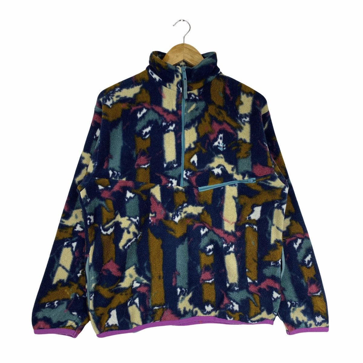 Jack Wolfskin × Vintage Vintage JACK WOLFSKINS Half Zipper Fleece Sweatshirt Size US M / EU 48-50 / 2 - 1 Thumbnail