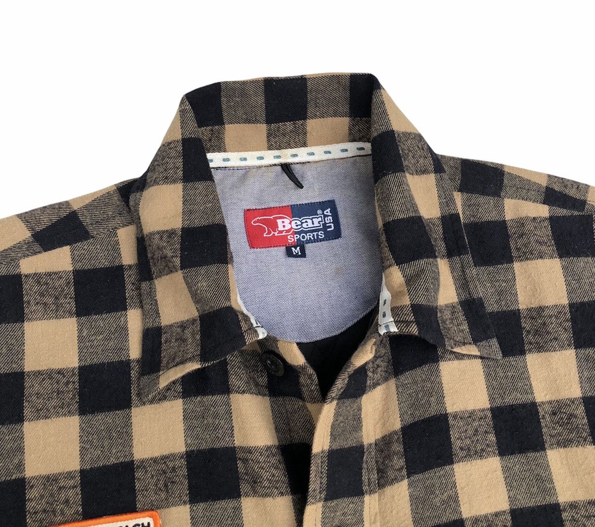 The Mountain Bear USA Sports Quilted Lined Checkered Flannel Jacket Size US M / EU 48-50 / 2 - 5 Thumbnail
