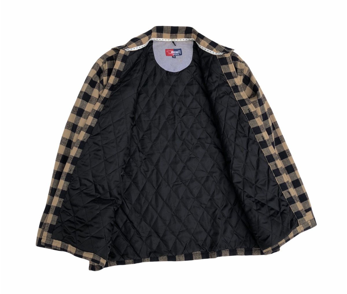 The Mountain Bear USA Sports Quilted Lined Checkered Flannel Jacket Size US M / EU 48-50 / 2 - 7 Thumbnail