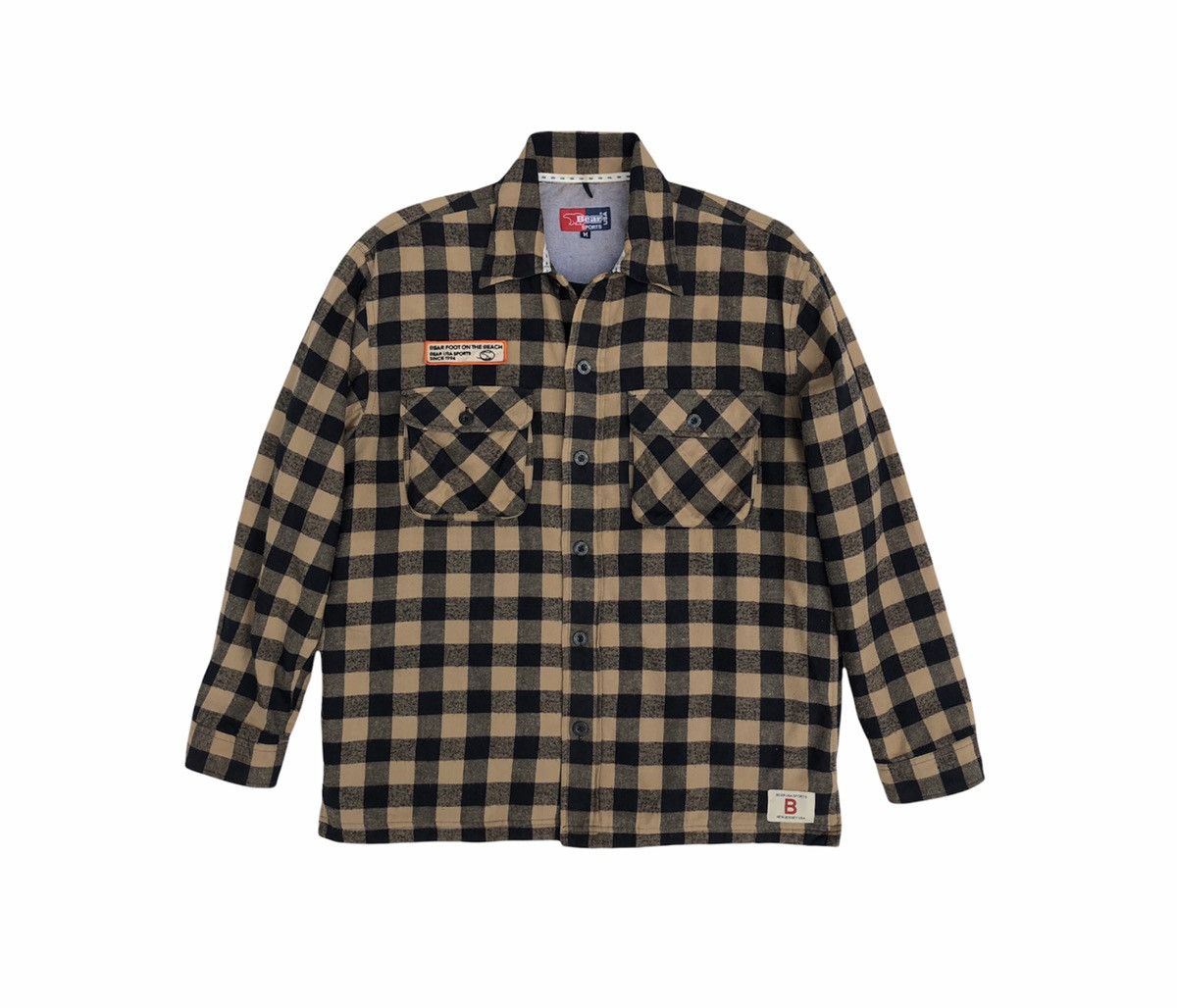 The Mountain Bear USA Sports Quilted Lined Checkered Flannel Jacket Size US M / EU 48-50 / 2 - 1 Thumbnail