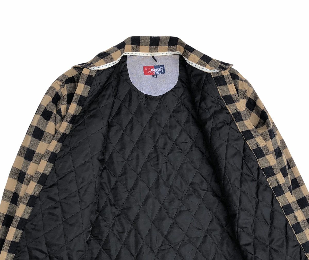 The Mountain Bear USA Sports Quilted Lined Checkered Flannel Jacket Size US M / EU 48-50 / 2 - 9 Thumbnail