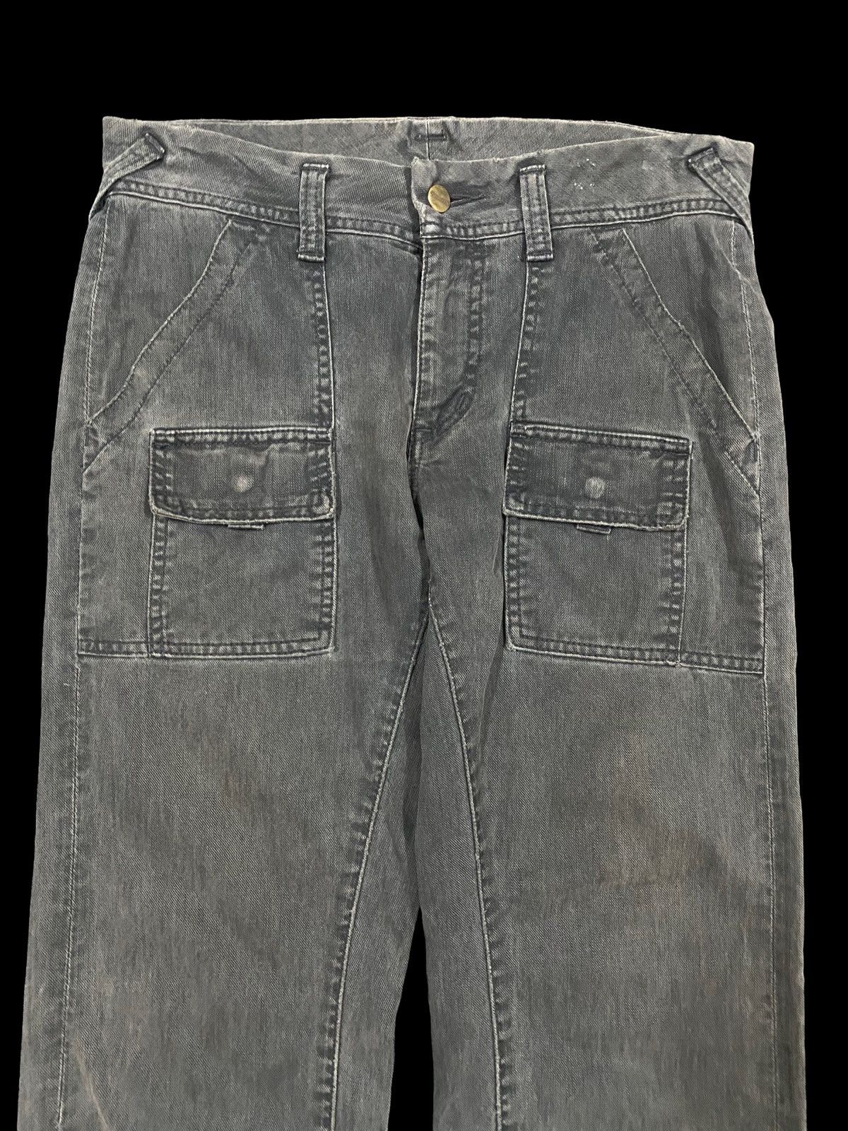 Carhartt Vtg🔥Carhartt Bush Pants Cargo Black Faded Pants Size US 32 / EU 48 - 3 Thumbnail