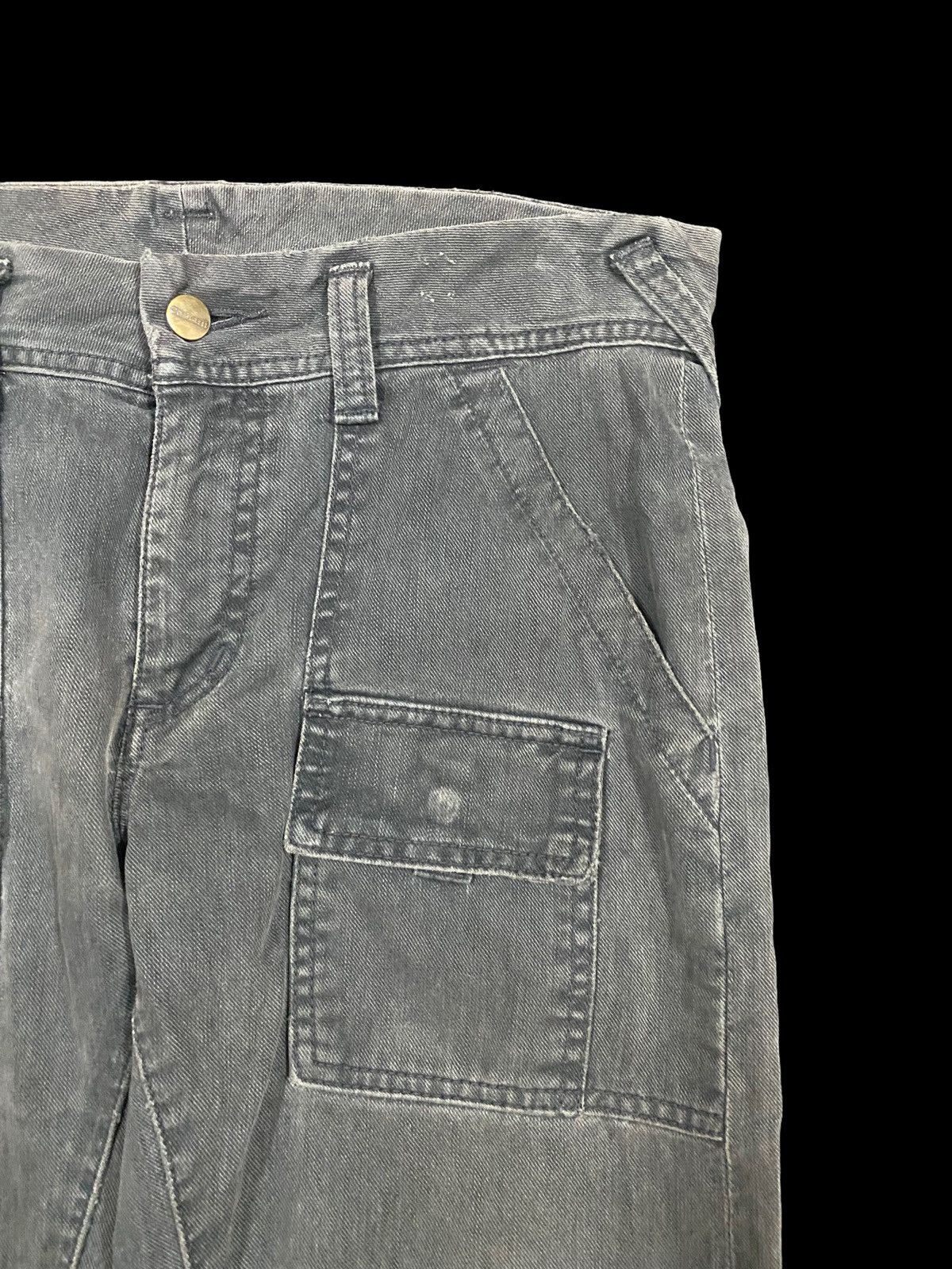 Carhartt Vtg🔥Carhartt Bush Pants Cargo Black Faded Pants Size US 32 / EU 48 - 6 Thumbnail