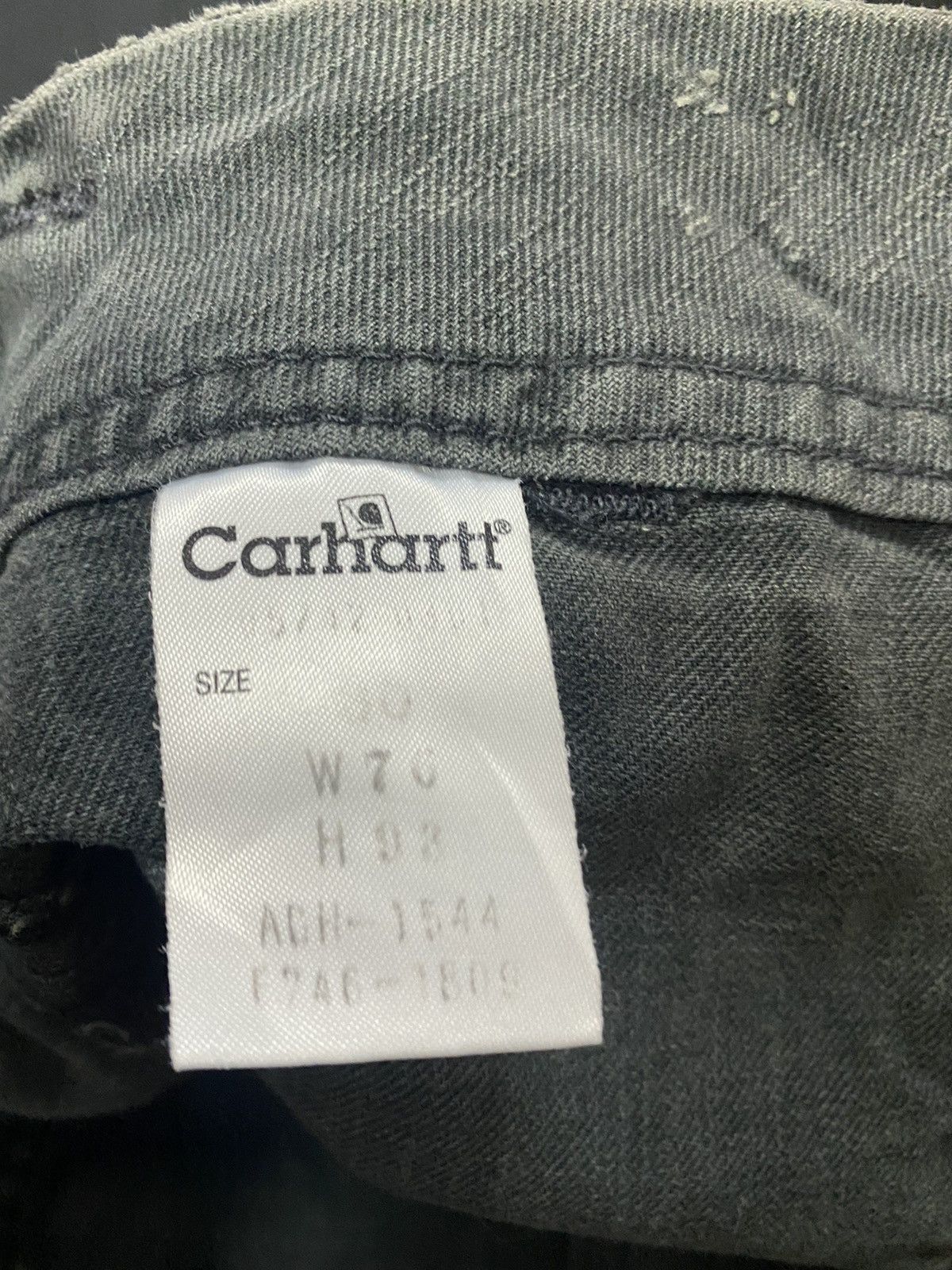 Carhartt Vtg🔥Carhartt Bush Pants Cargo Black Faded Pants Size US 32 / EU 48 - 13 Thumbnail
