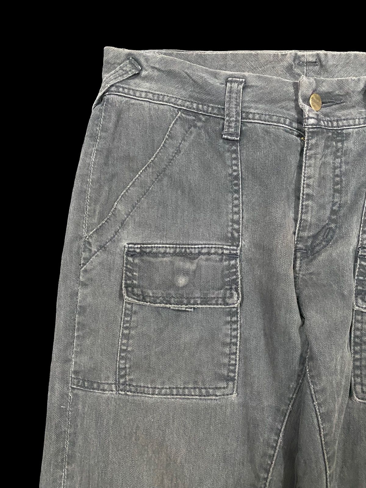 Carhartt Vtg🔥Carhartt Bush Pants Cargo Black Faded Pants Size US 32 / EU 48 - 5 Thumbnail
