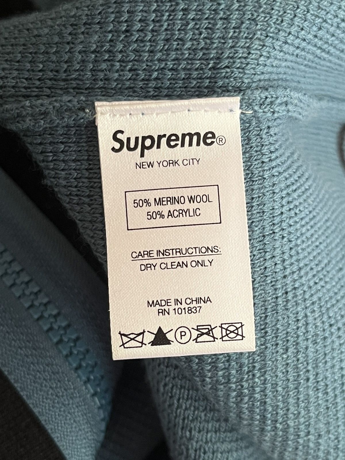 Supreme Supreme knitted zip cardigan Size US L / EU 52-54 / 3 - 9 Thumbnail