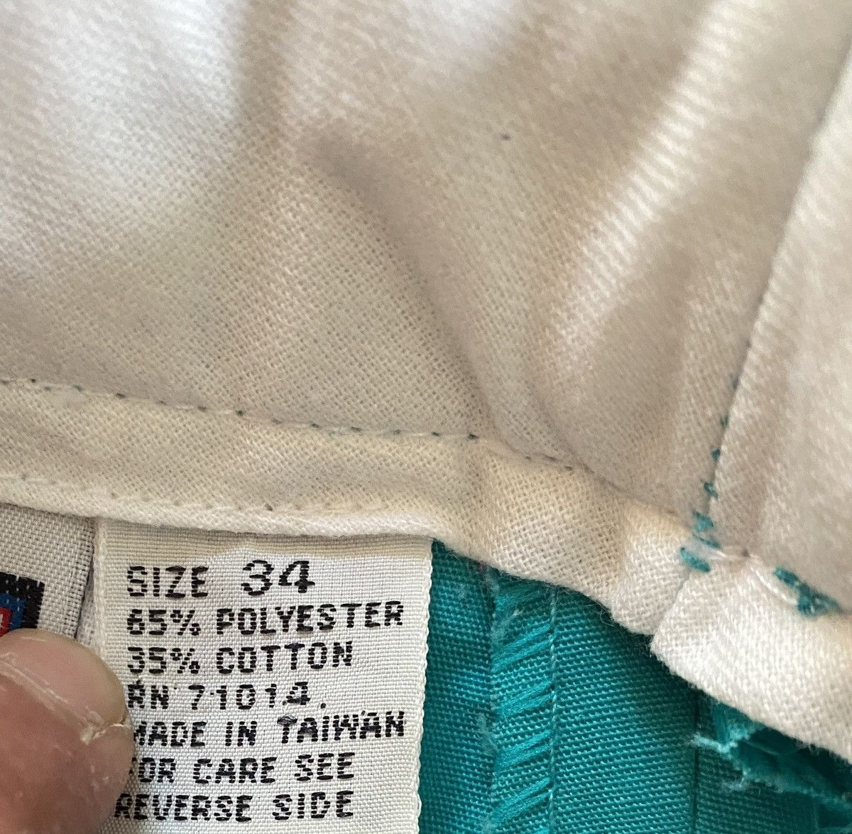 Vintage Vintage 80’s Gulf Traders Teal Shorts Size US 34 / EU 50 - 6 Thumbnail