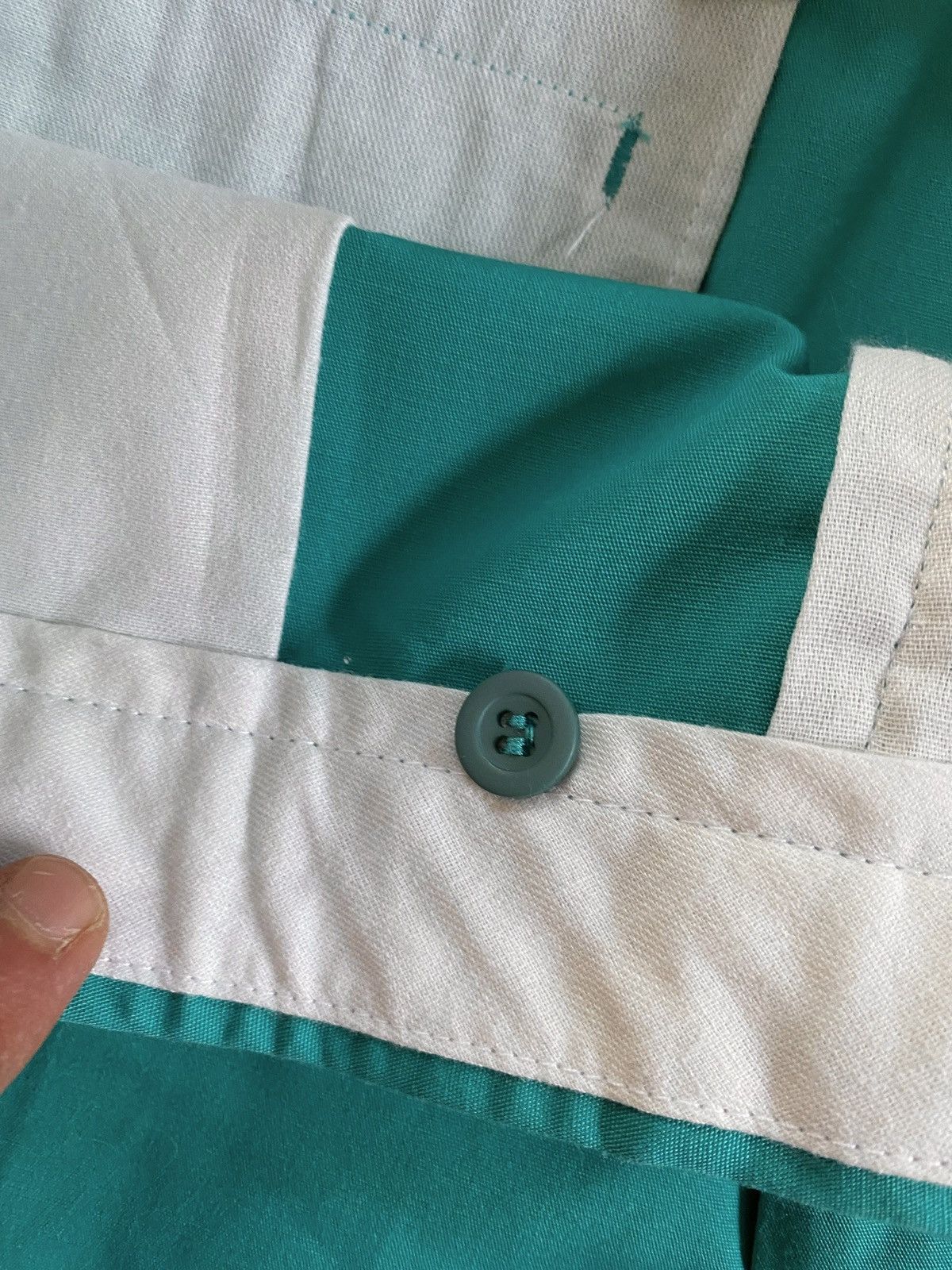 Vintage Vintage 80’s Gulf Traders Teal Shorts Size US 34 / EU 50 - 8 Thumbnail