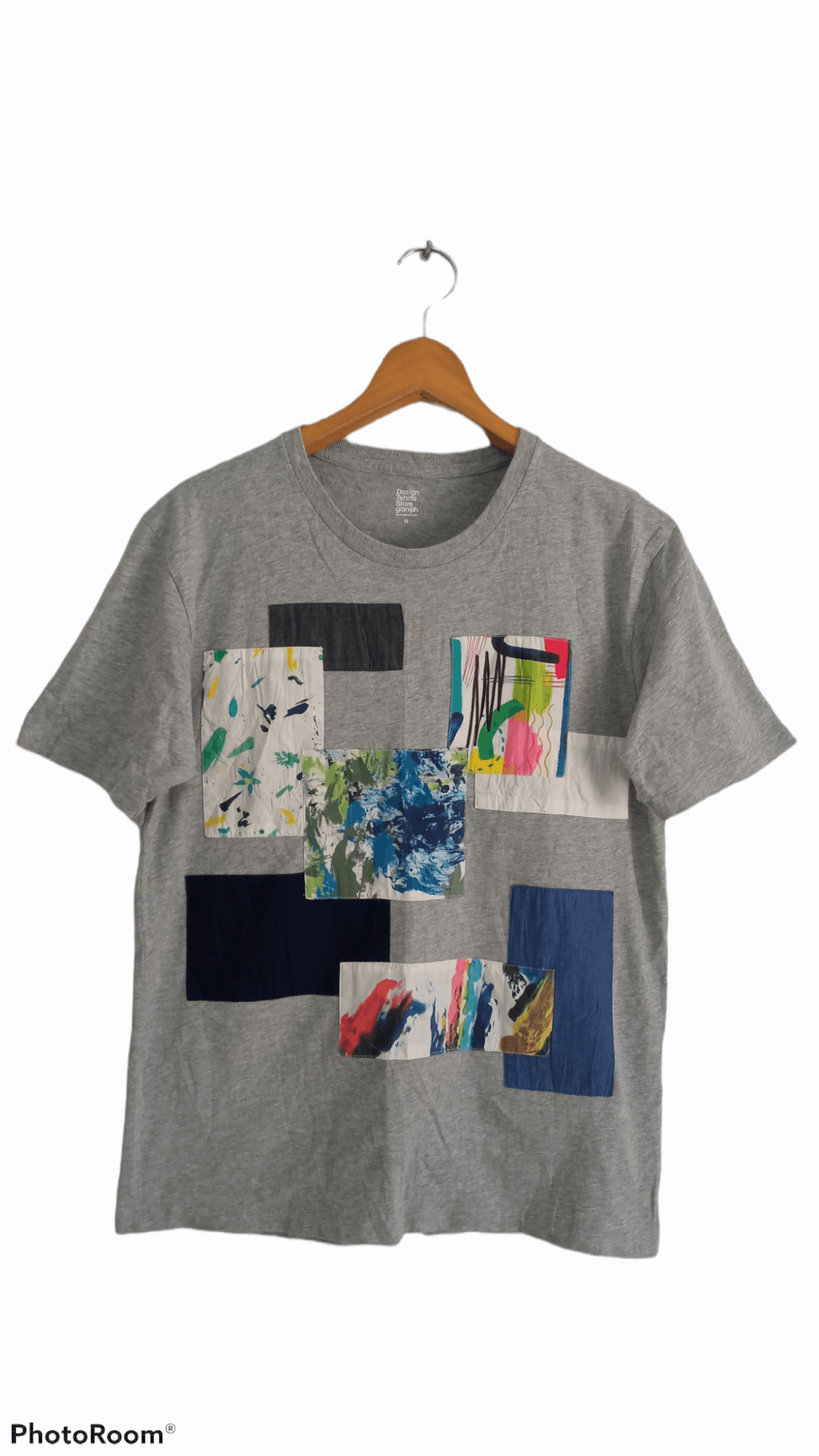 Japanese Brand × Vintage 🔥🔥Japanese Brand Graniph Patchwork Graphic Printed T-Shirt Size US M / EU 48-50 / 2 - 1 Thumbnail