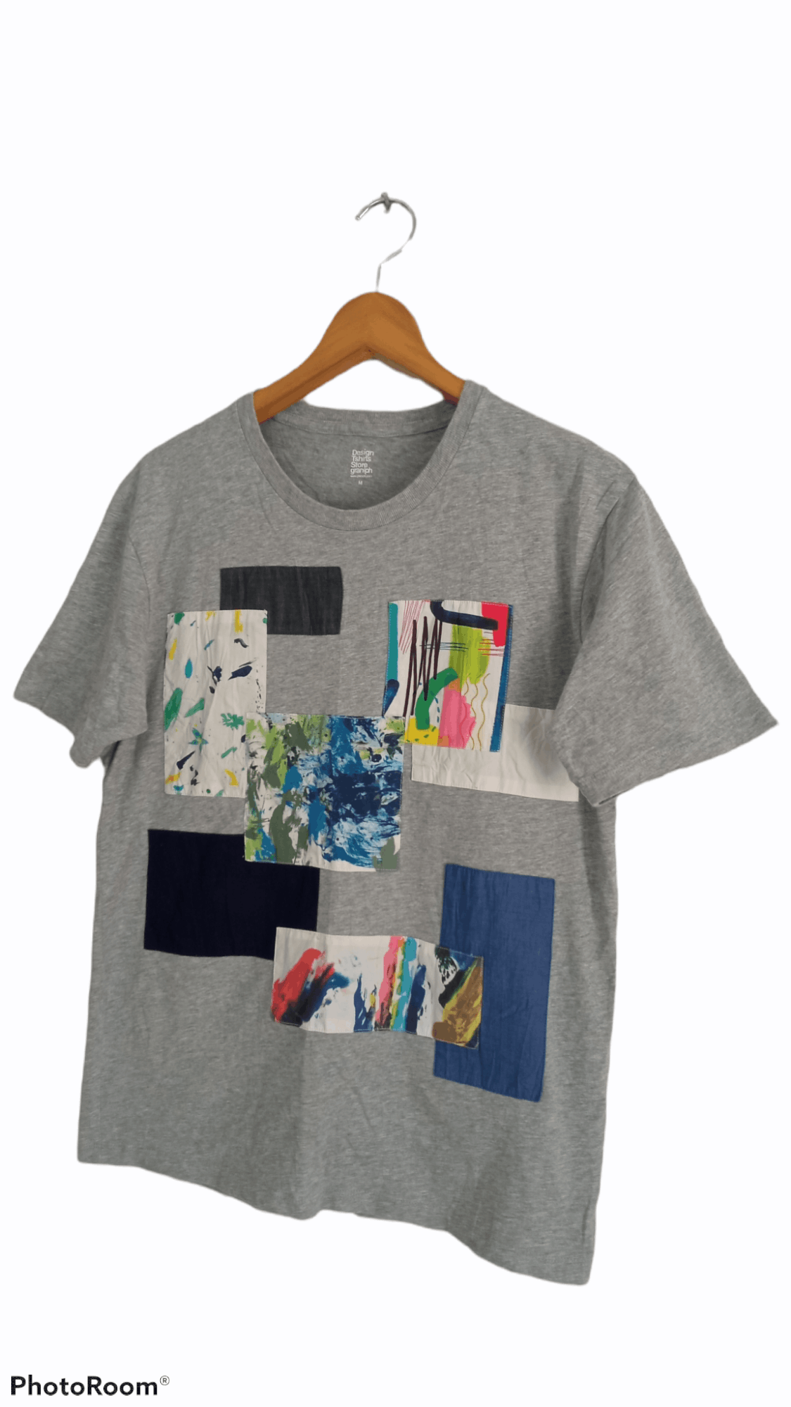 Japanese Brand × Vintage 🔥🔥Japanese Brand Graniph Patchwork Graphic Printed T-Shirt Size US M / EU 48-50 / 2 - 3 Thumbnail