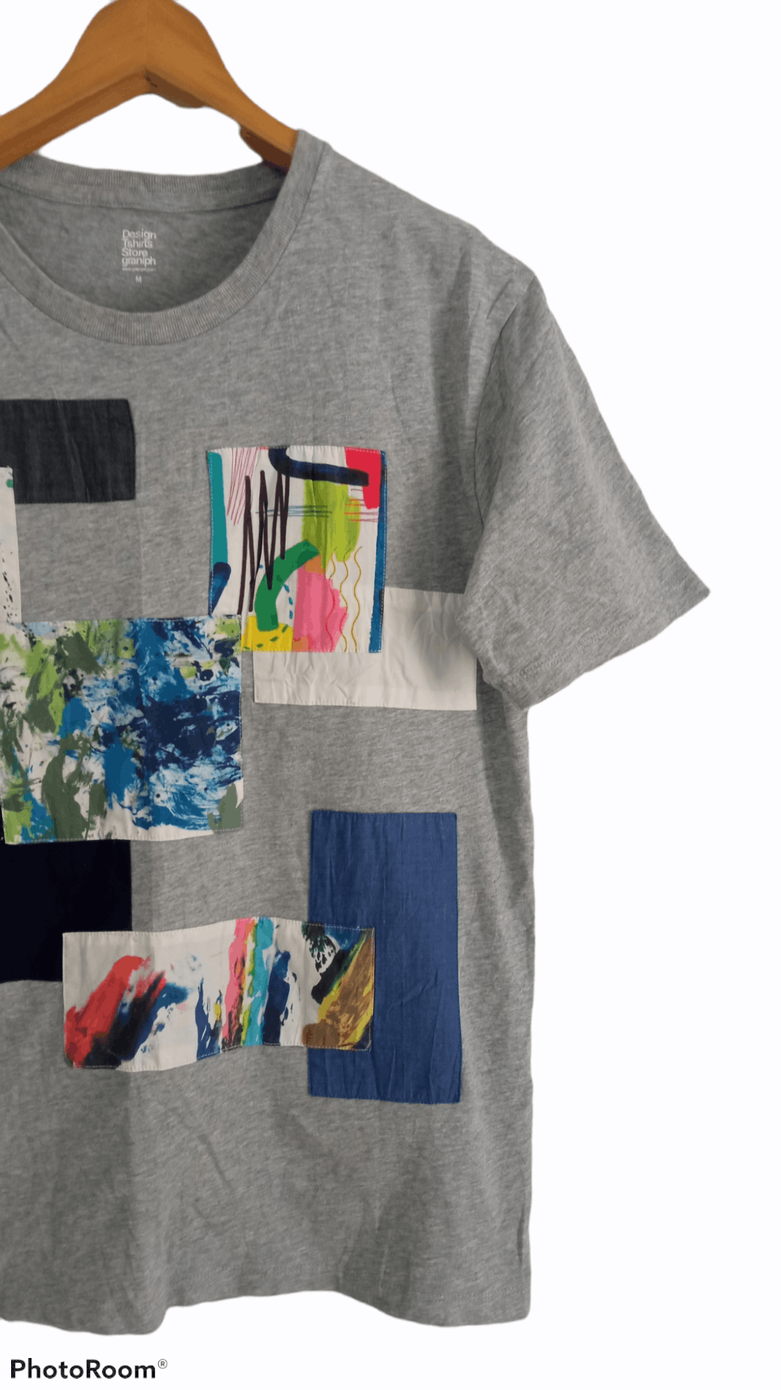 Japanese Brand × Vintage 🔥🔥Japanese Brand Graniph Patchwork Graphic Printed T-Shirt Size US M / EU 48-50 / 2 - 5 Thumbnail
