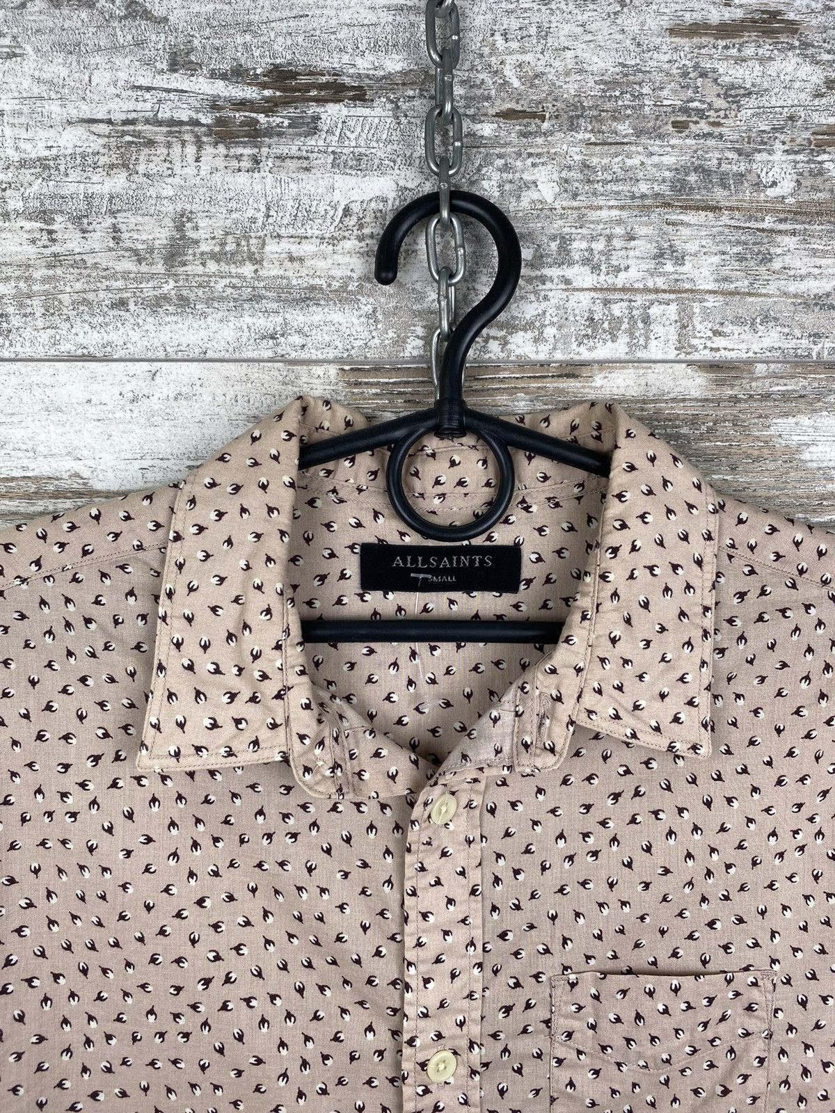 Allsaints × Japanese Brand Men AllSaints bulb ss shirt Button Up Hawaiian SS Size US S / EU 44-46 / 1 - 4 Thumbnail