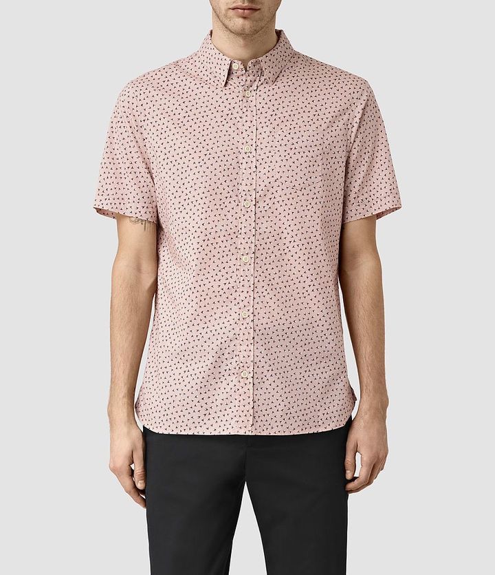 Allsaints × Japanese Brand Men AllSaints bulb ss shirt Button Up Hawaiian SS Size US S / EU 44-46 / 1 - 1 Thumbnail
