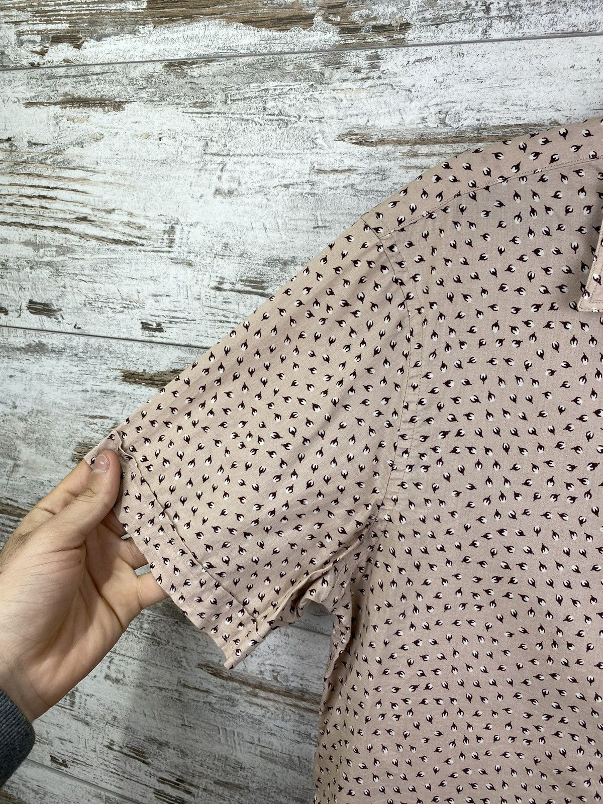 Allsaints × Japanese Brand Men AllSaints bulb ss shirt Button Up Hawaiian SS Size US S / EU 44-46 / 1 - 6 Thumbnail