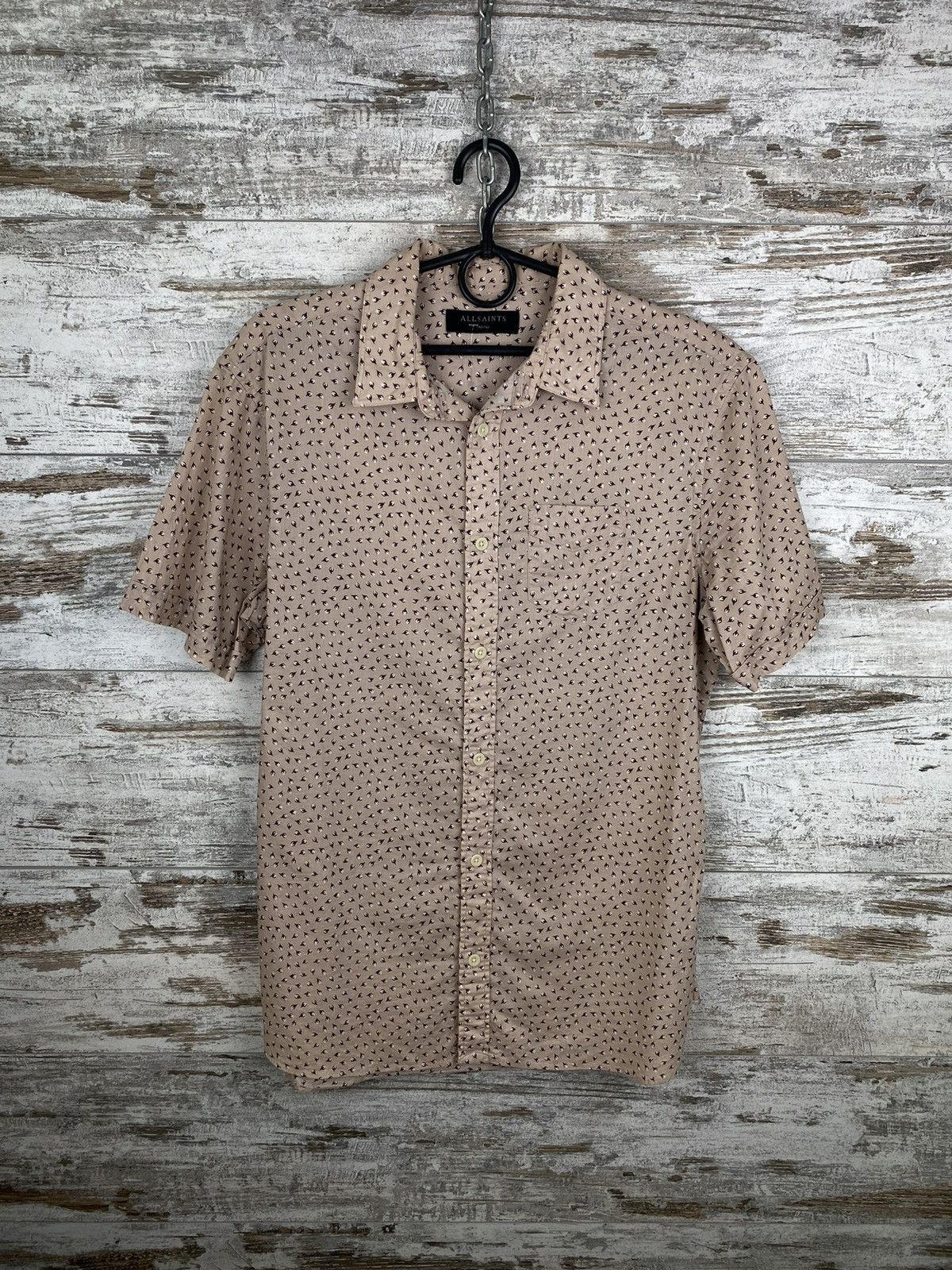 Allsaints × Japanese Brand Men AllSaints bulb ss shirt Button Up Hawaiian SS Size US S / EU 44-46 / 1 - 2 Thumbnail