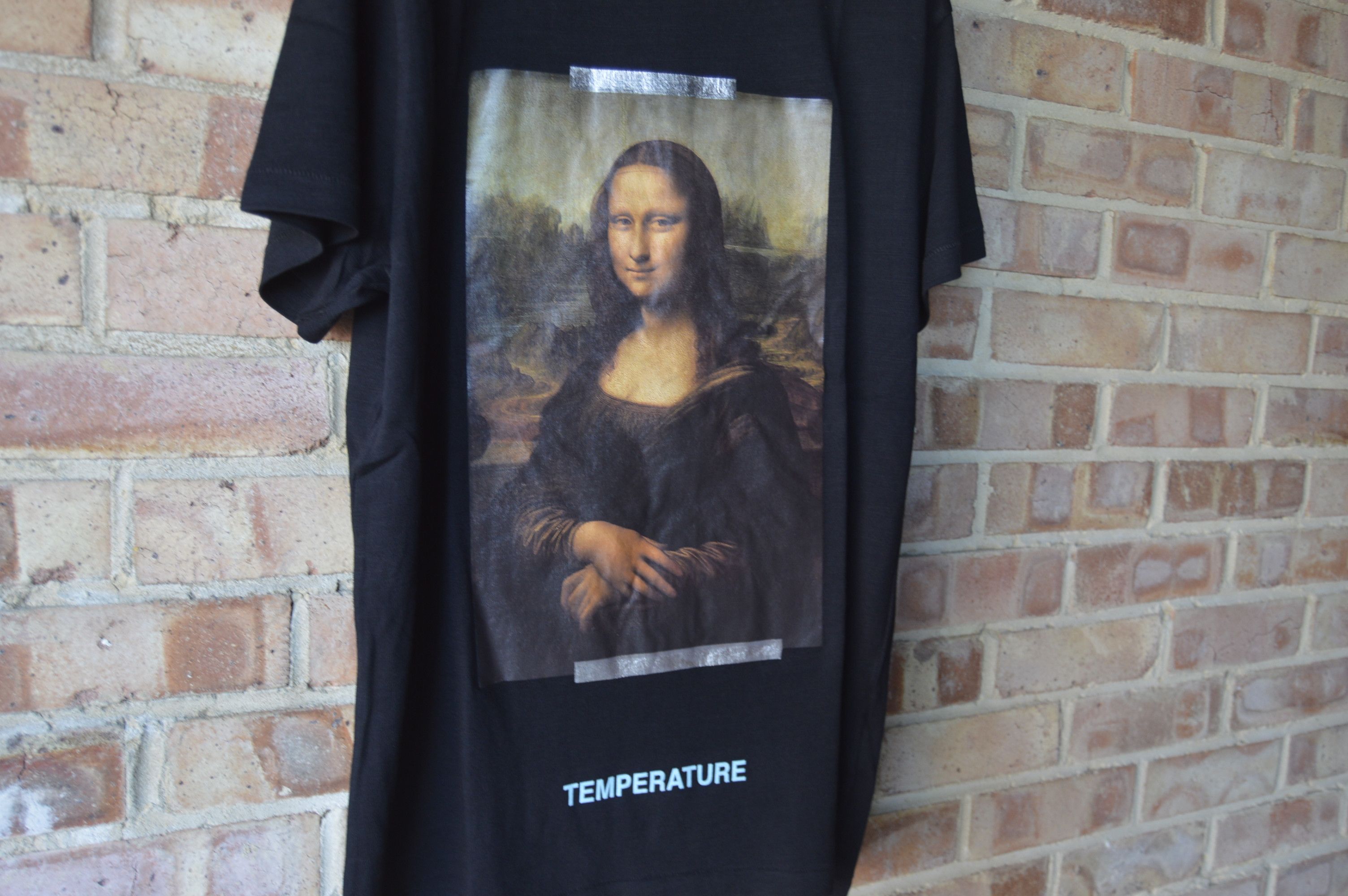 Off-White Black Mona Lisa T-shirt Size US M / EU 48-50 / 2 - 4 Thumbnail
