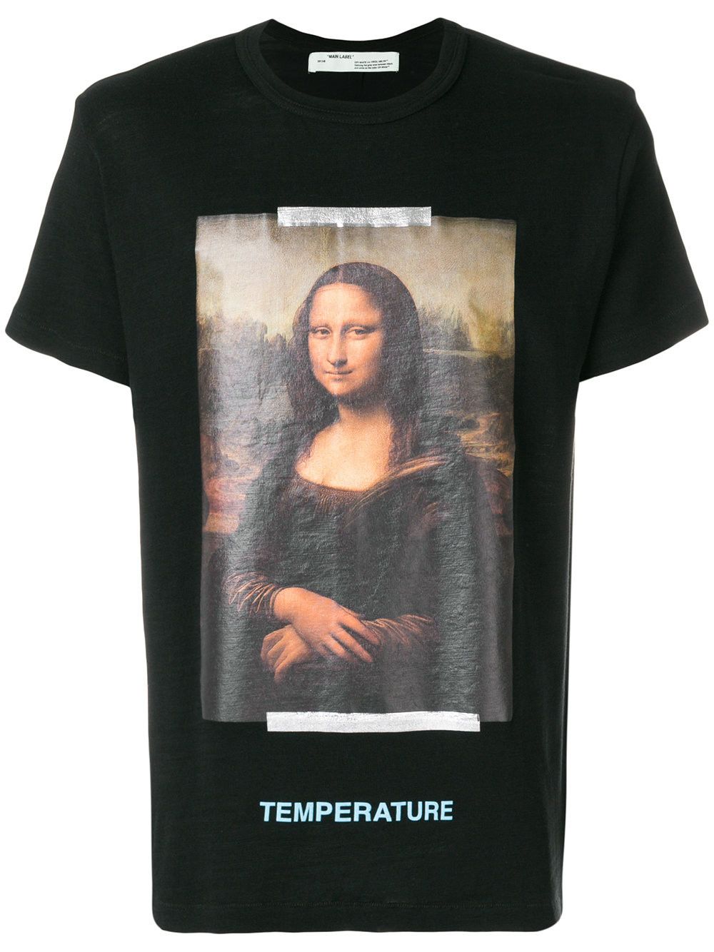Off-White Black Mona Lisa T-shirt Size US M / EU 48-50 / 2 - 2 Preview