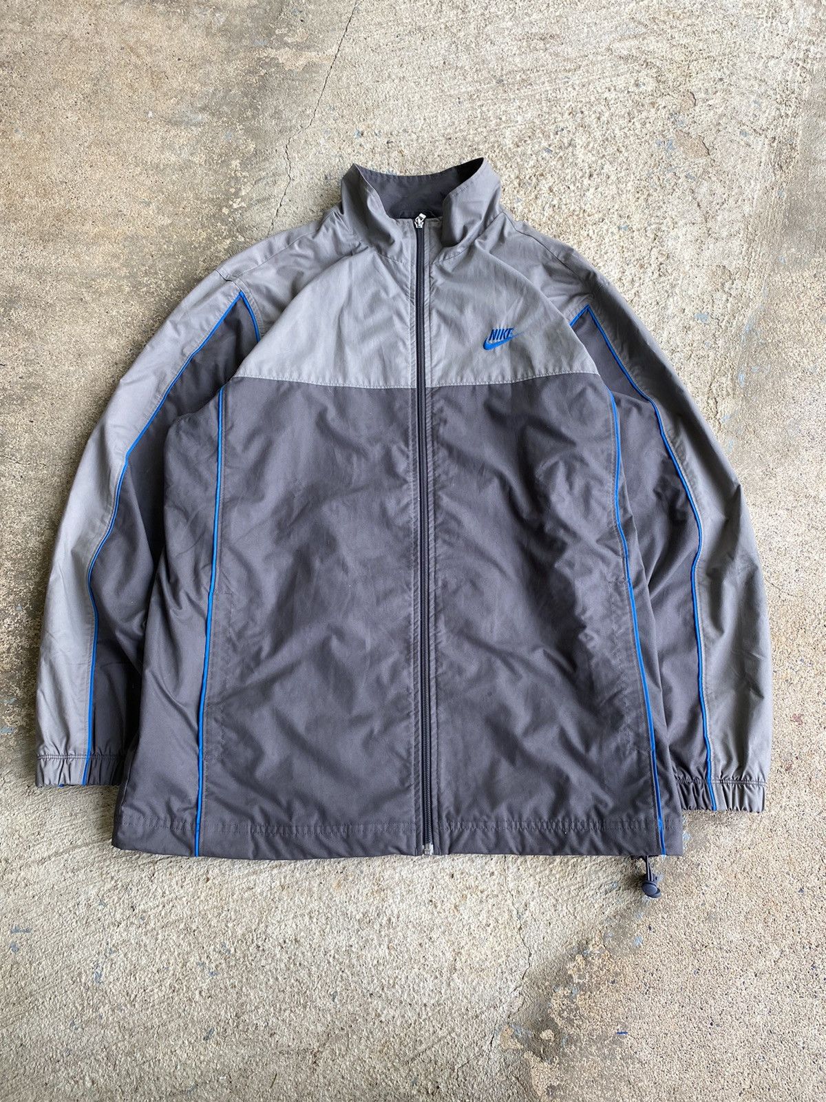 Nike × Vintage Vintage Y2K Nike Full Zip Windbreaker Jacket Size US XL / EU 56 / 4 - 1 Thumbnail