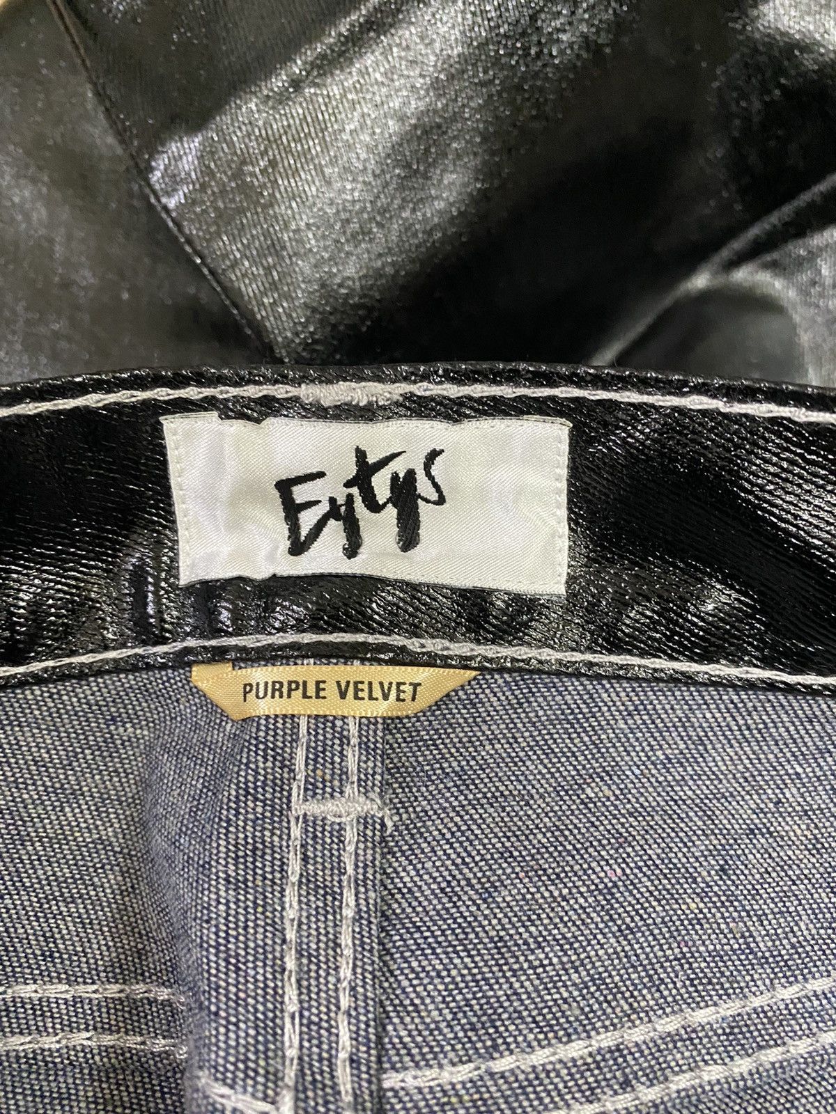 Eytys Eytys Contrast Stitch Cypress Tar Denim Size US 32 / EU 48 - 6 Thumbnail