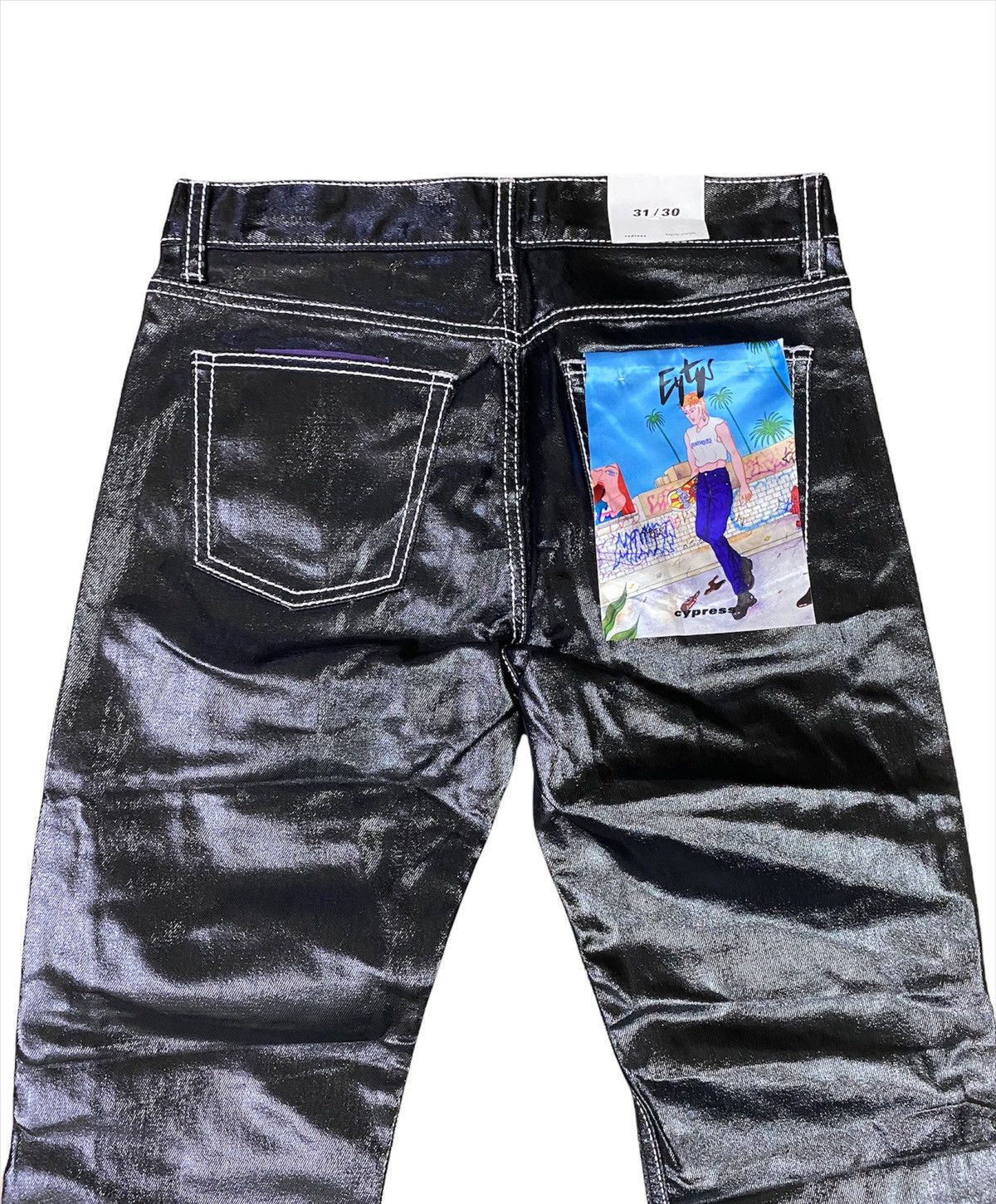 Eytys Eytys Contrast Stitch Cypress Tar Denim Size US 32 / EU 48 - 4 Thumbnail