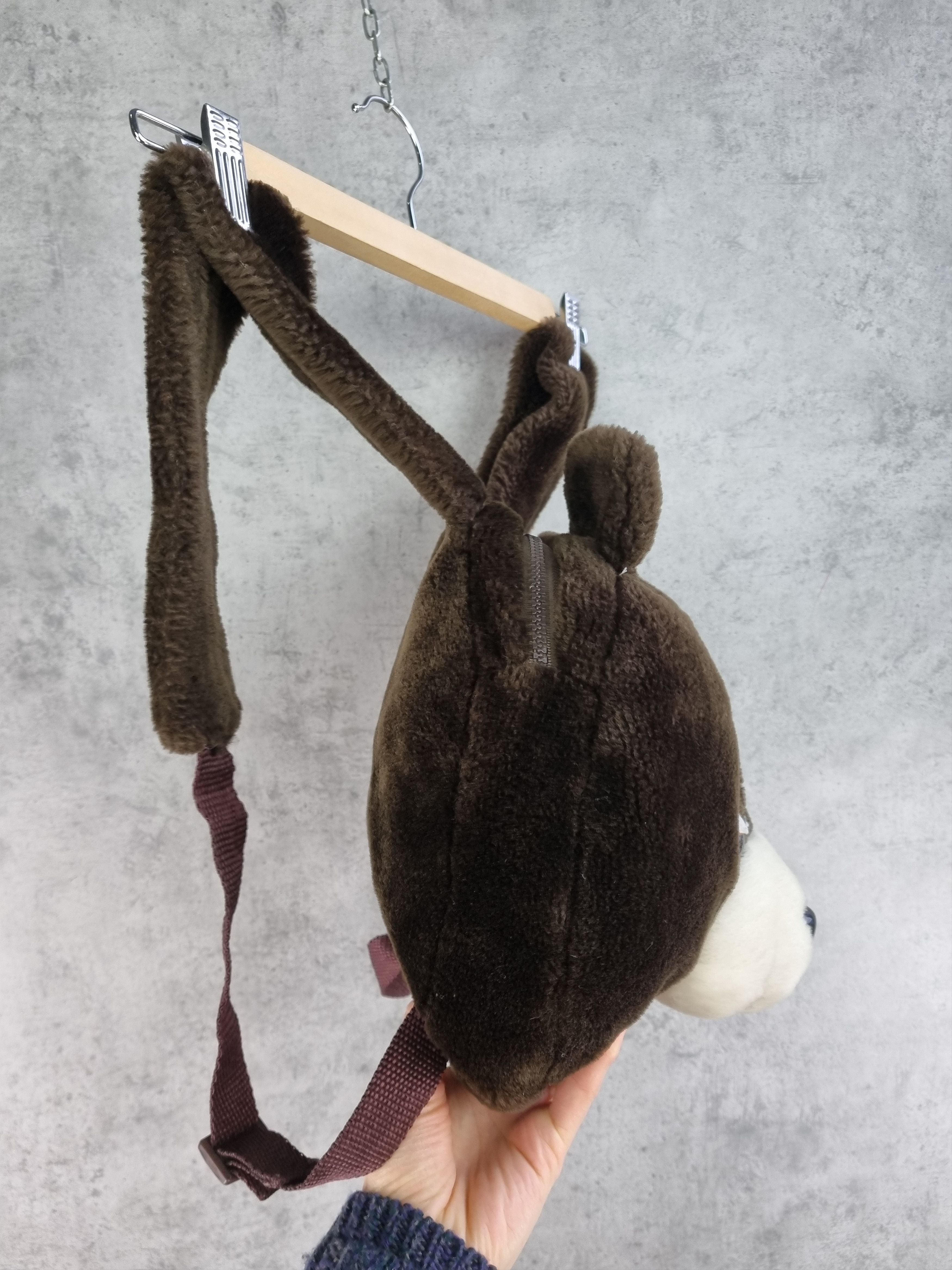Vintage Unique Fluffy Bear Backpack Size ONE SIZE - 4 Thumbnail