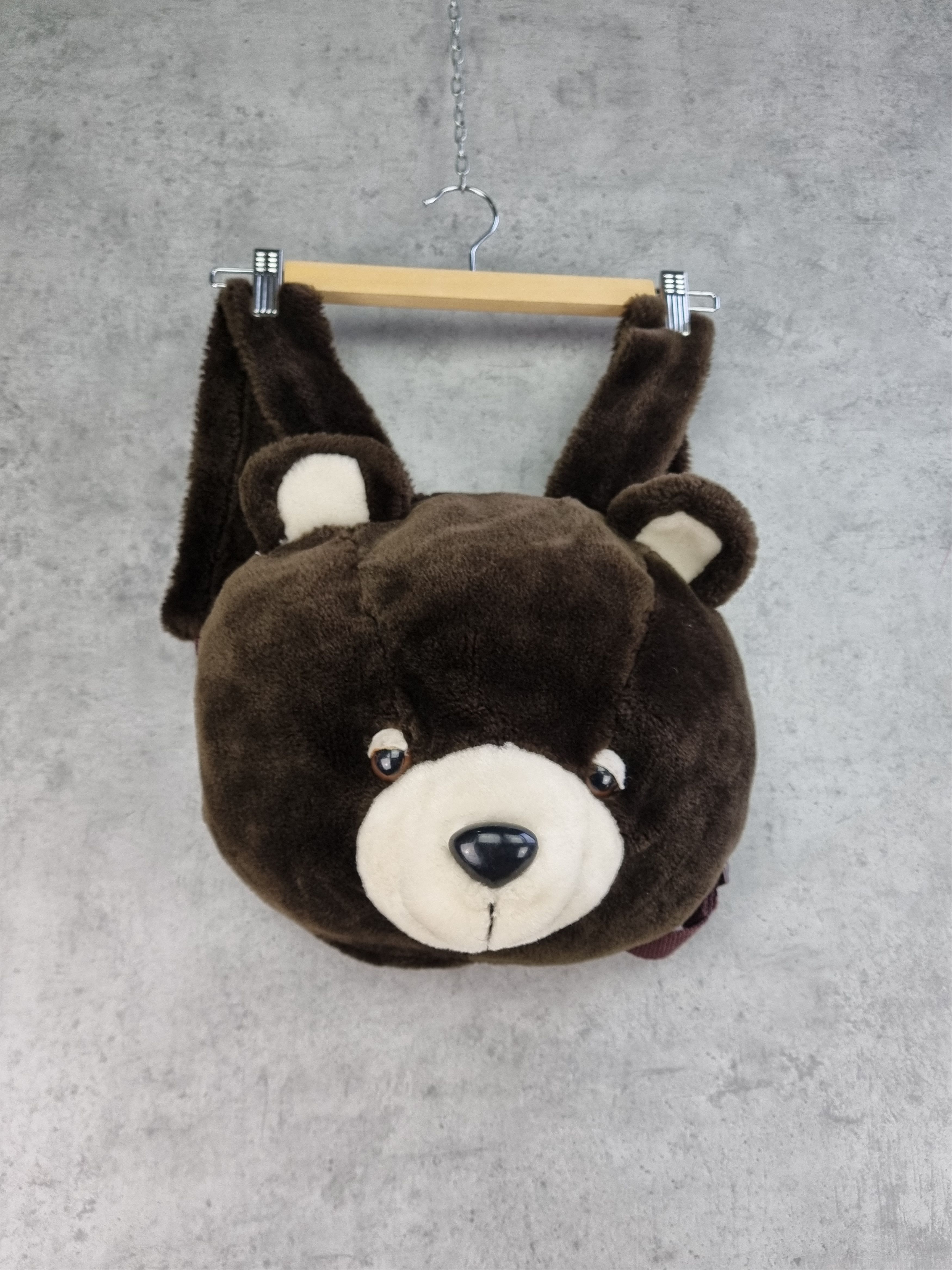 Vintage Unique Fluffy Bear Backpack Size ONE SIZE - 1 Thumbnail