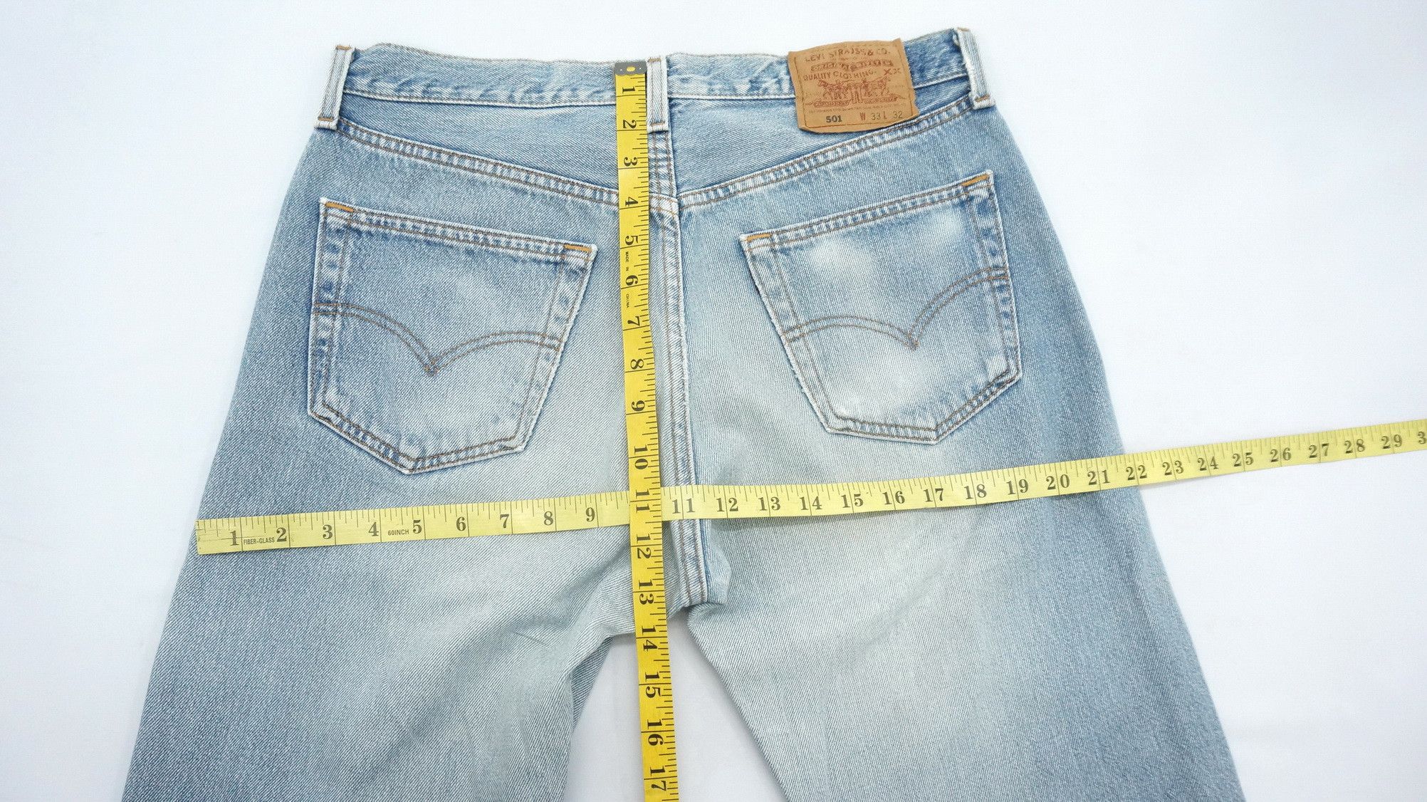 Levi's Vintage Clothing Levi's 501 Vintage 90s Distressed Irregular Jeans LF16 Size US 33 - 23 Thumbnail