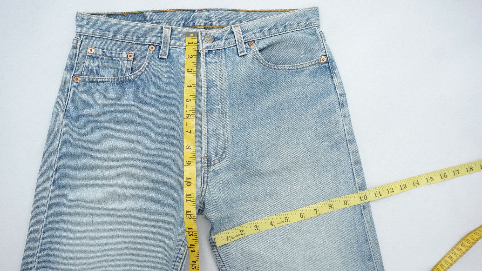 Levi's Vintage Clothing Levi's 501 Vintage 90s Distressed Irregular Jeans LF16 Size US 33 - 21 Thumbnail