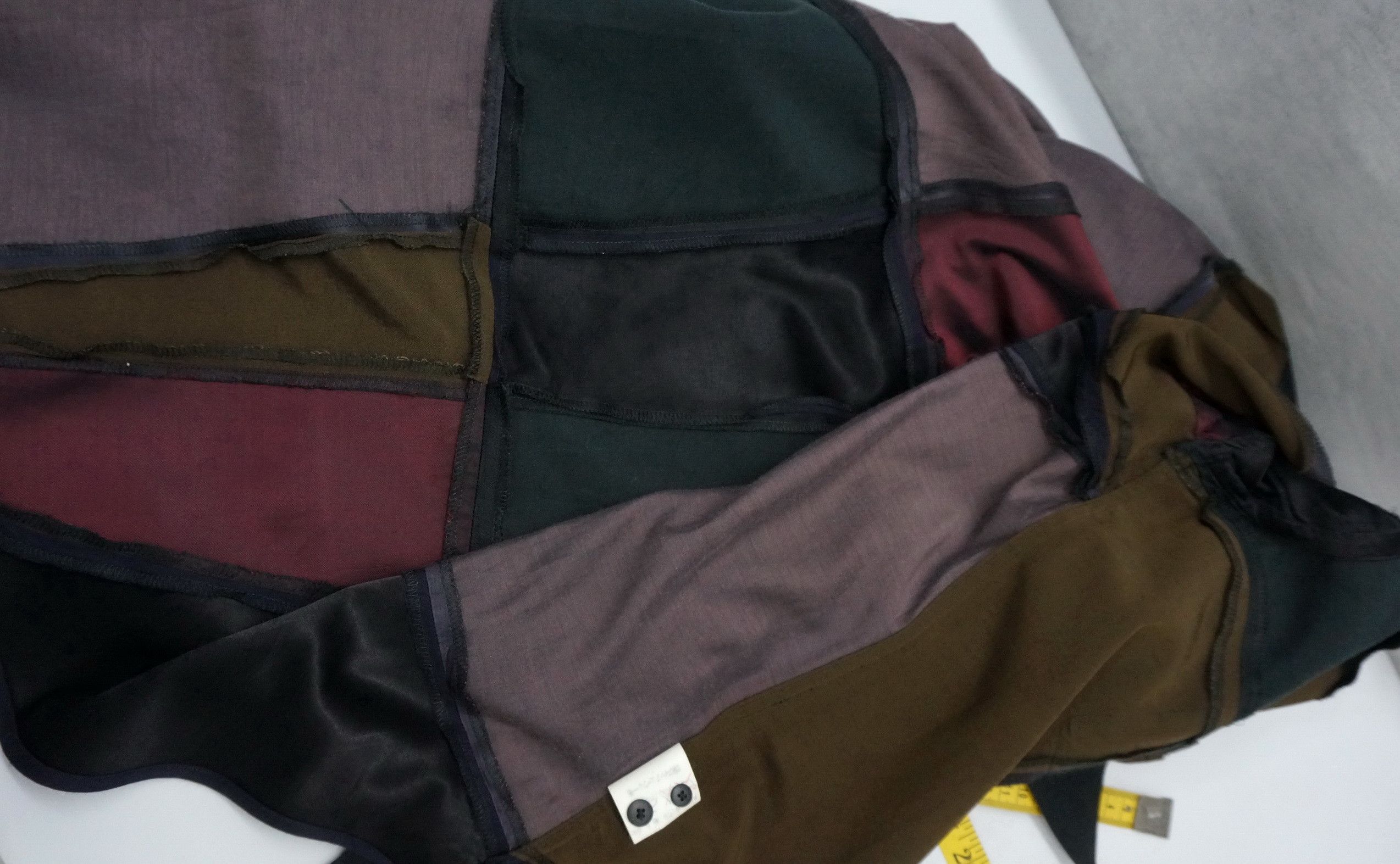 Vintage Rare 90s FICCE RAZZA Vintage Patchwork LS Shirt Japan Size US M / EU 48-50 / 2 - 16 Thumbnail