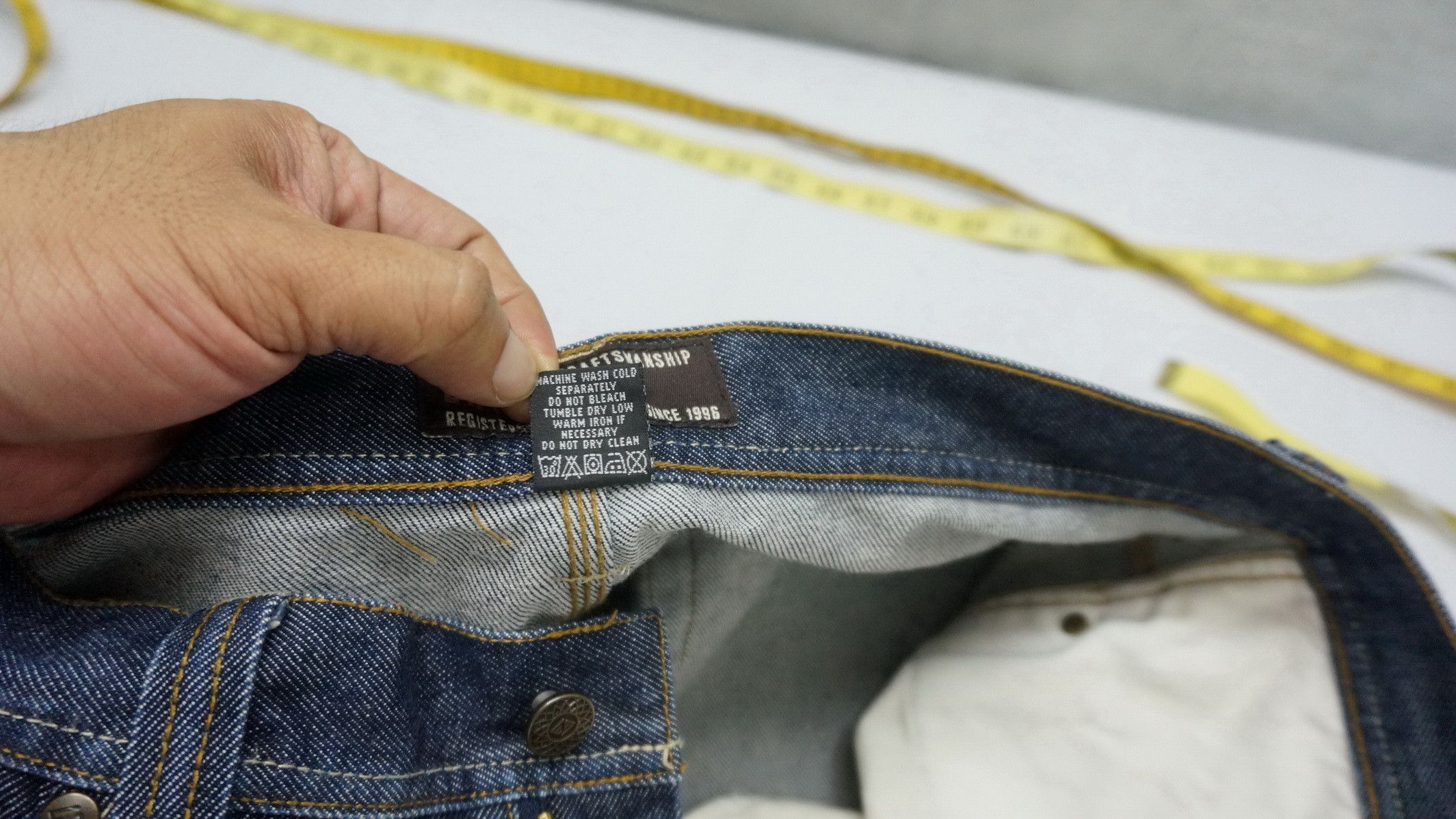 Enyce × JNCO Vintage 90s ENYCE Baggy Hip Hop Spell Out Patch Jeans Size US 34 / EU 50 - 21 Thumbnail