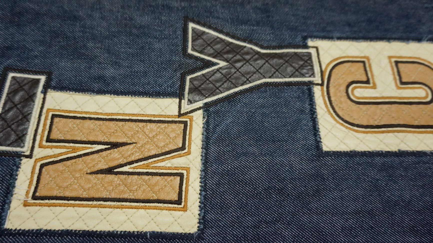 Enyce × JNCO Vintage 90s ENYCE Baggy Hip Hop Spell Out Patch Jeans Size US 34 / EU 50 - 17 Thumbnail