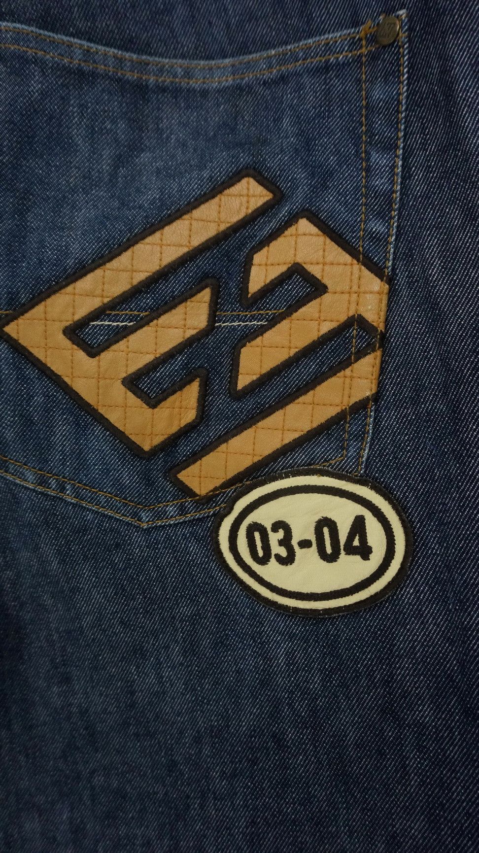 Enyce × JNCO Vintage 90s ENYCE Baggy Hip Hop Spell Out Patch Jeans Size US 34 / EU 50 - 10 Thumbnail