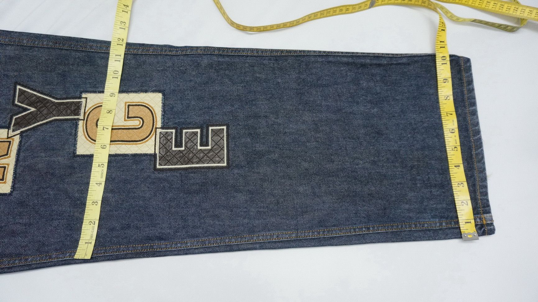 Enyce × JNCO Vintage 90s ENYCE Baggy Hip Hop Spell Out Patch Jeans Size US 34 / EU 50 - 18 Thumbnail